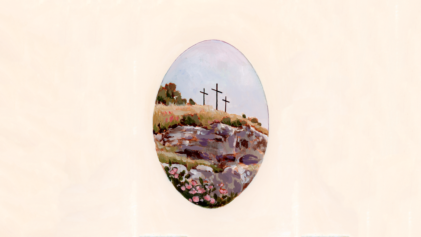 There Is A Green Hill Far Away- digital download for TV Frame