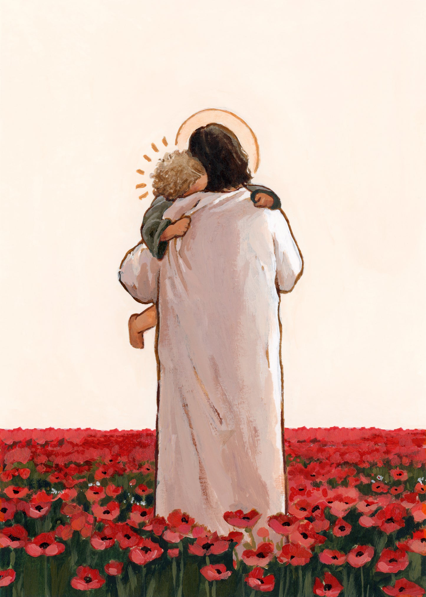 'Held Among The Poppies' Print
