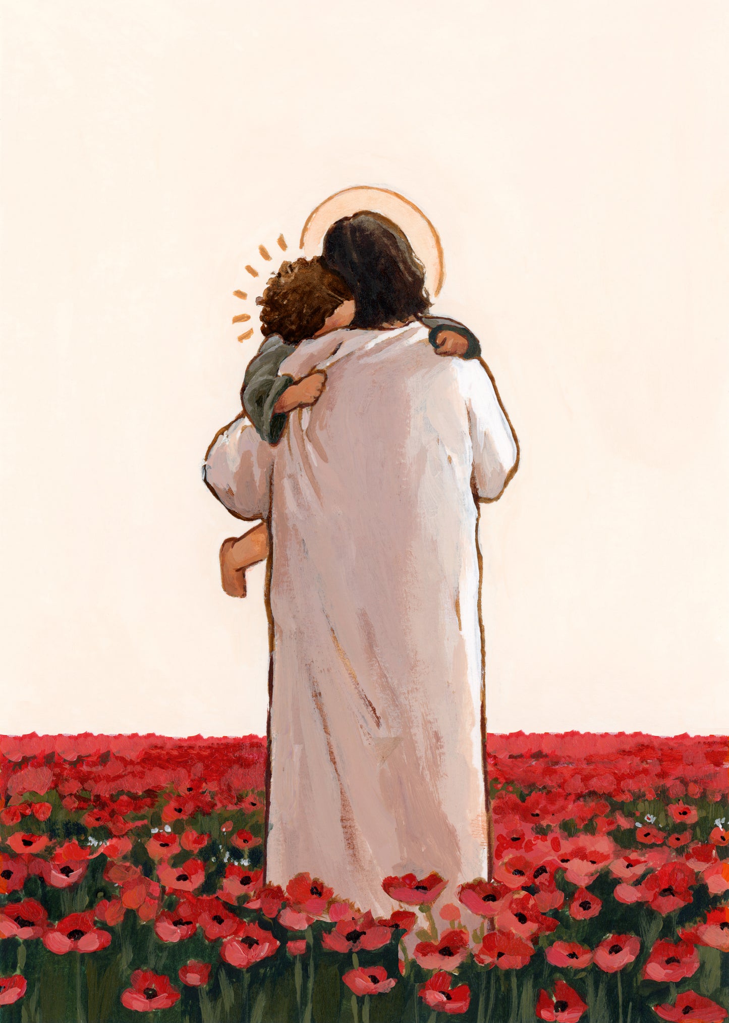 'Held Among The Poppies' Print
