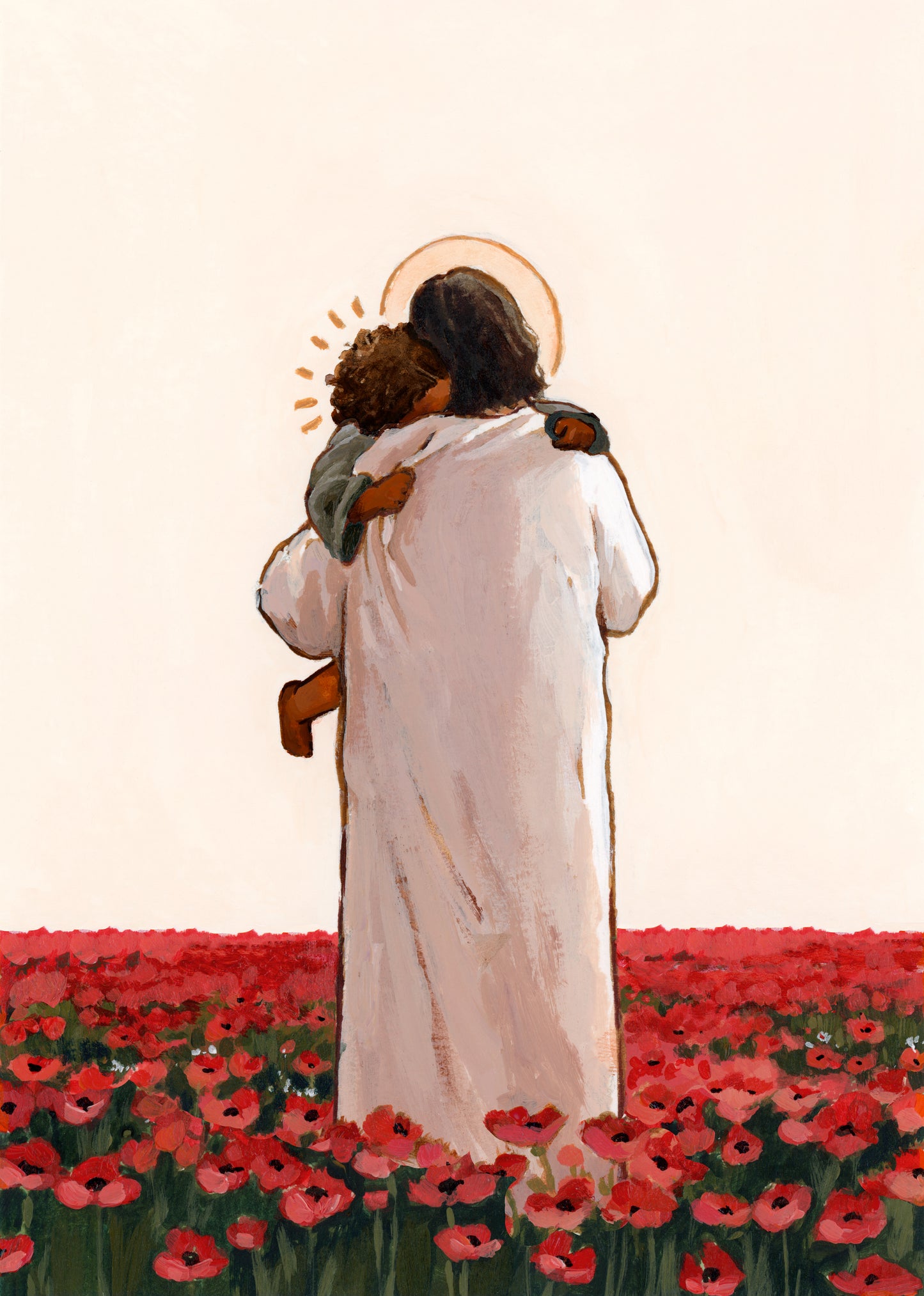 'Held Among The Poppies' Print