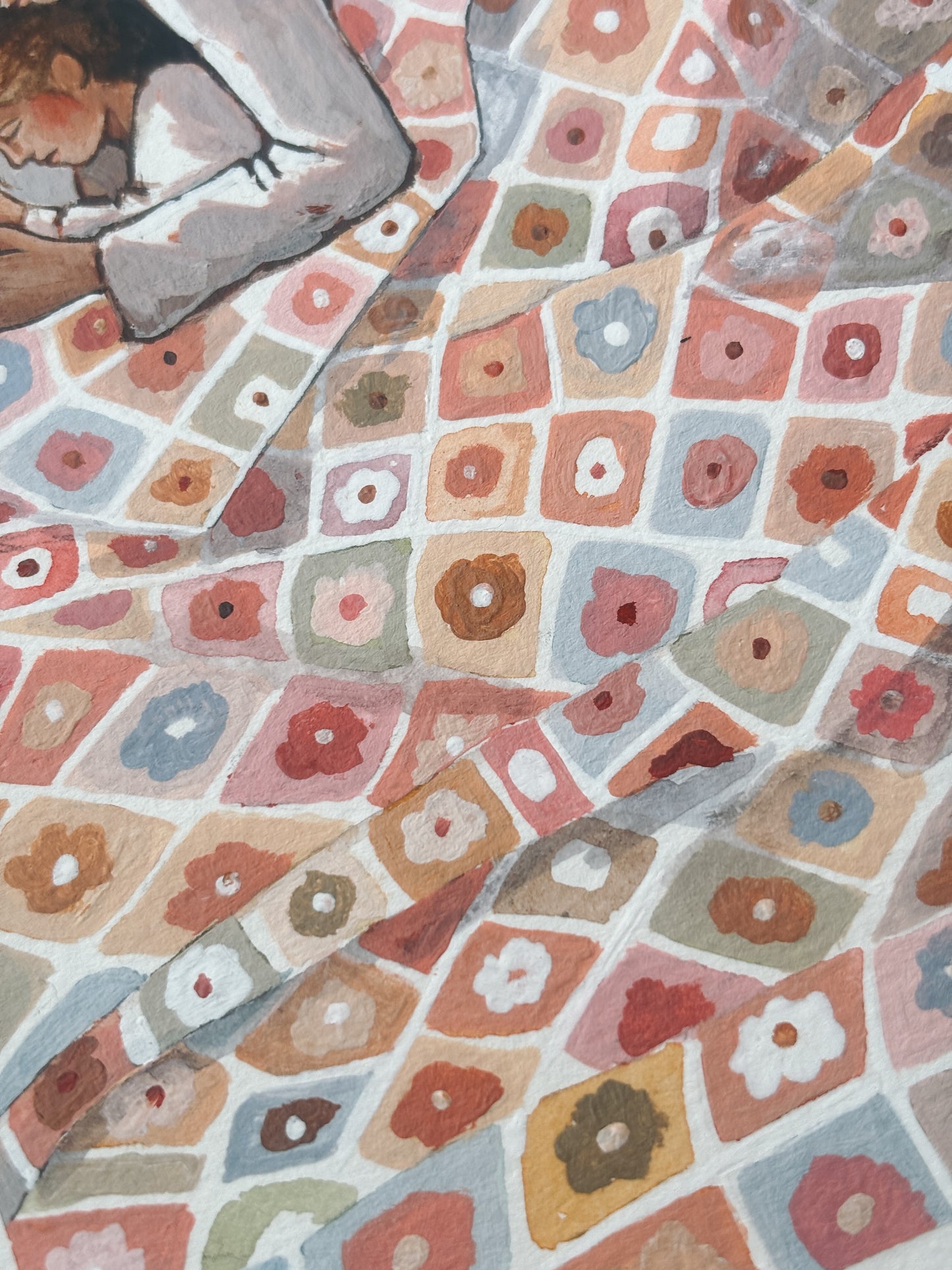 'I Wish I Could Make Time Stand Still' 5x7 inch original painting