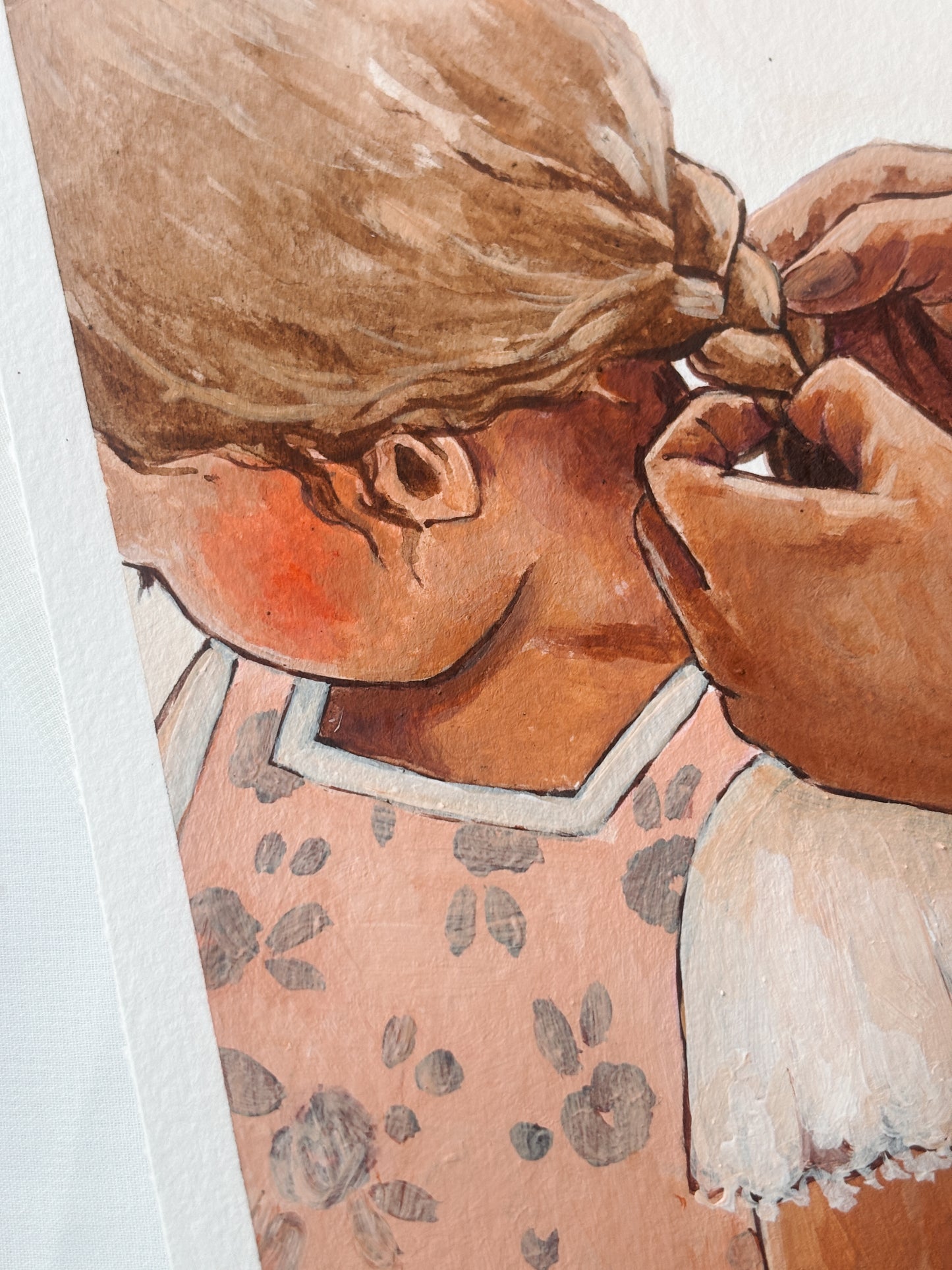 'Our Sacred Moments' 5x7 inch original painting