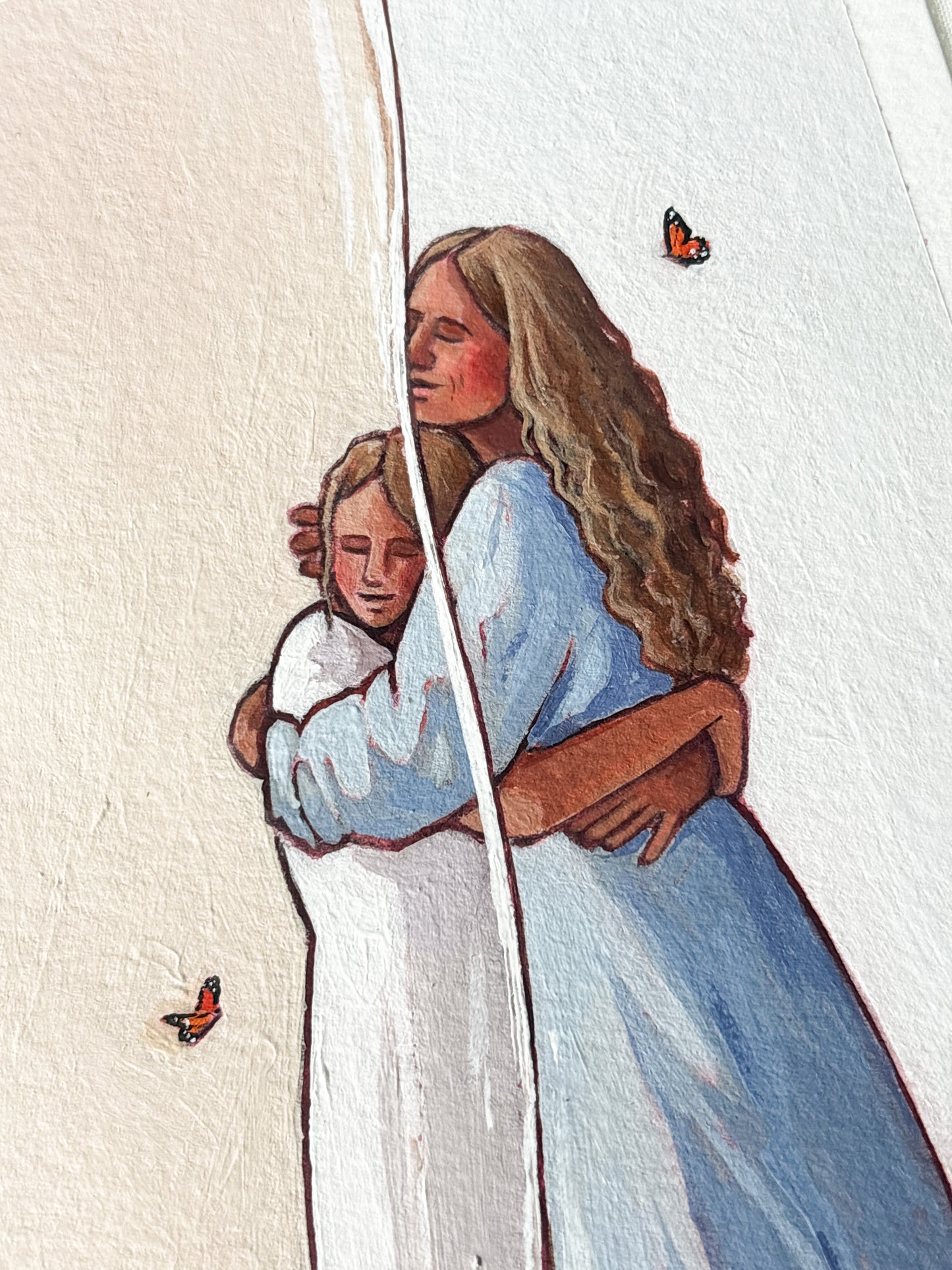 'I Still Hold You' 4x6 inch original painting
