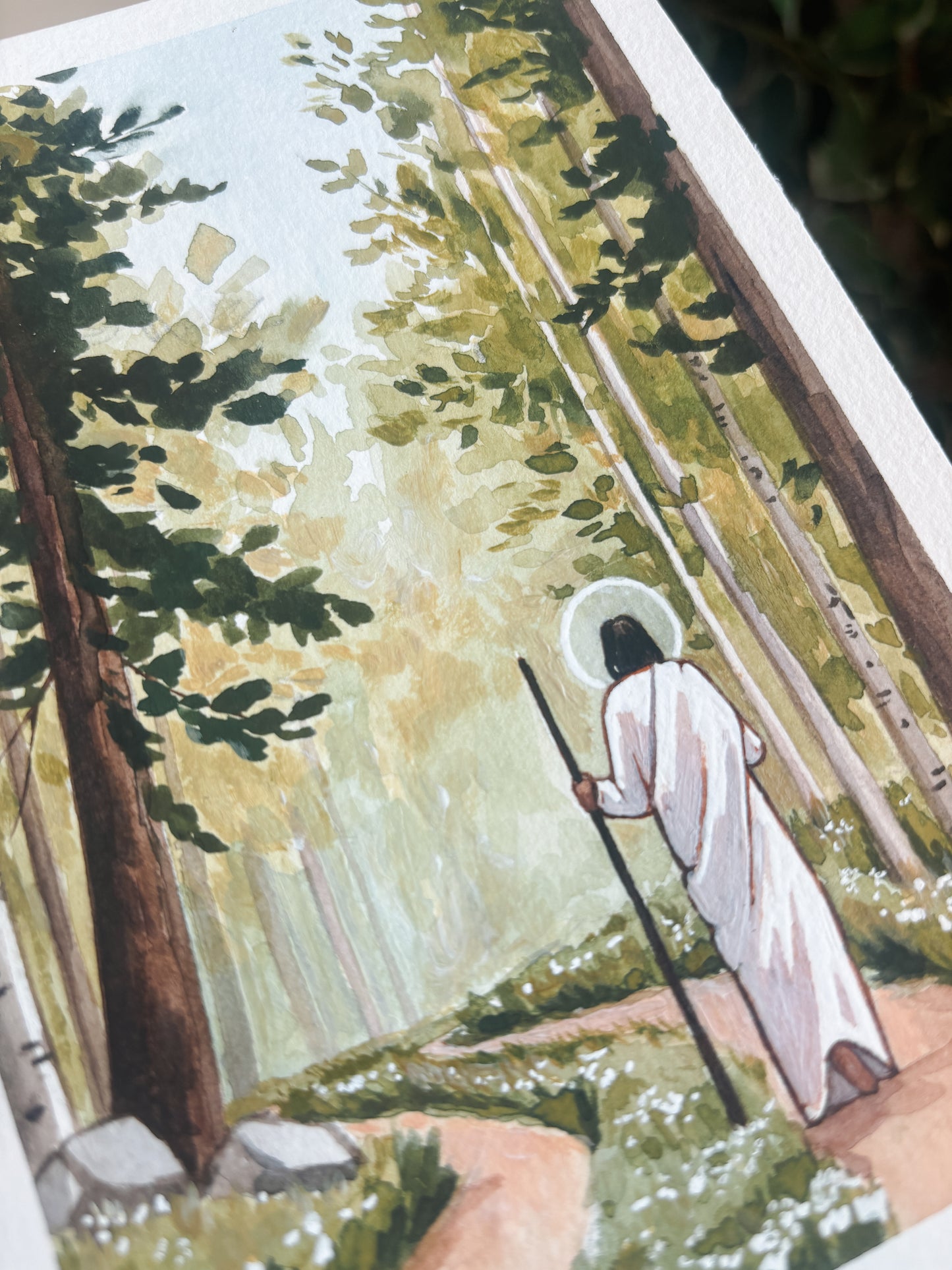 'He Is In Every Summer' 5x7 inch original painting