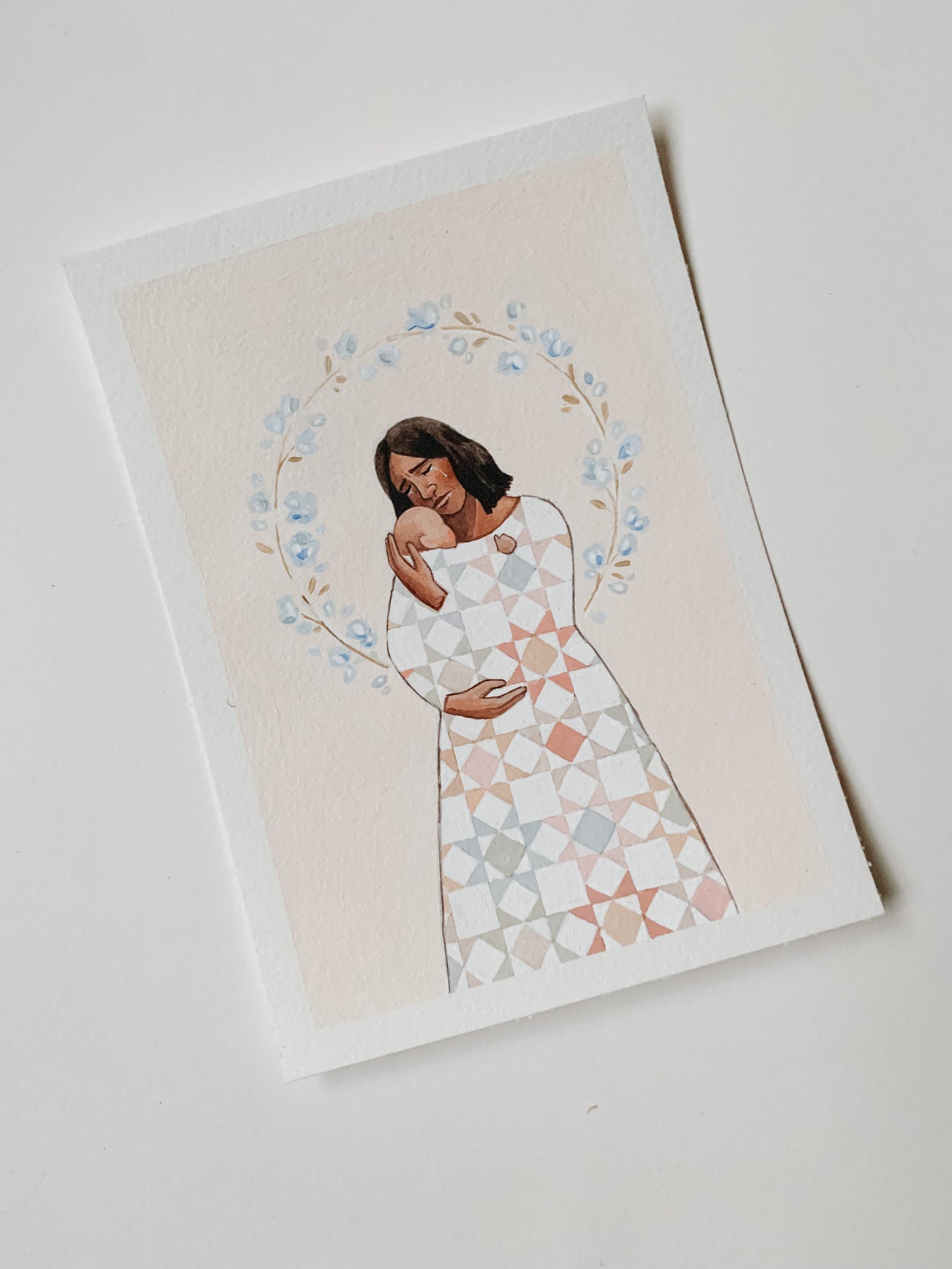 'Forever A Piece Of Me' 5x7 inch original painting