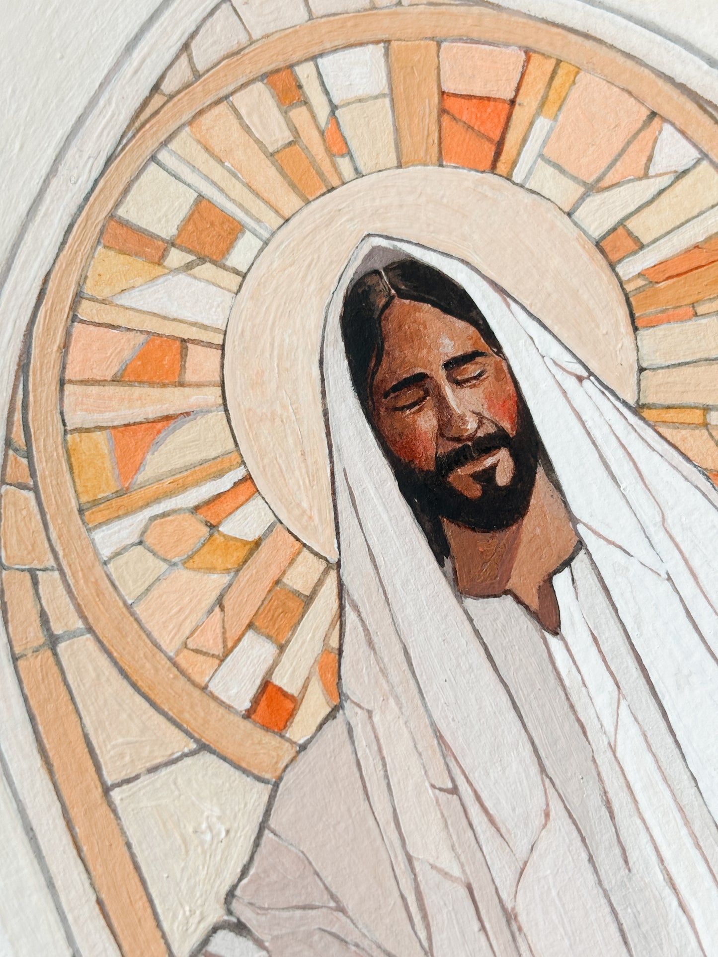 'The Light Of The World' 5x7 inch original painting