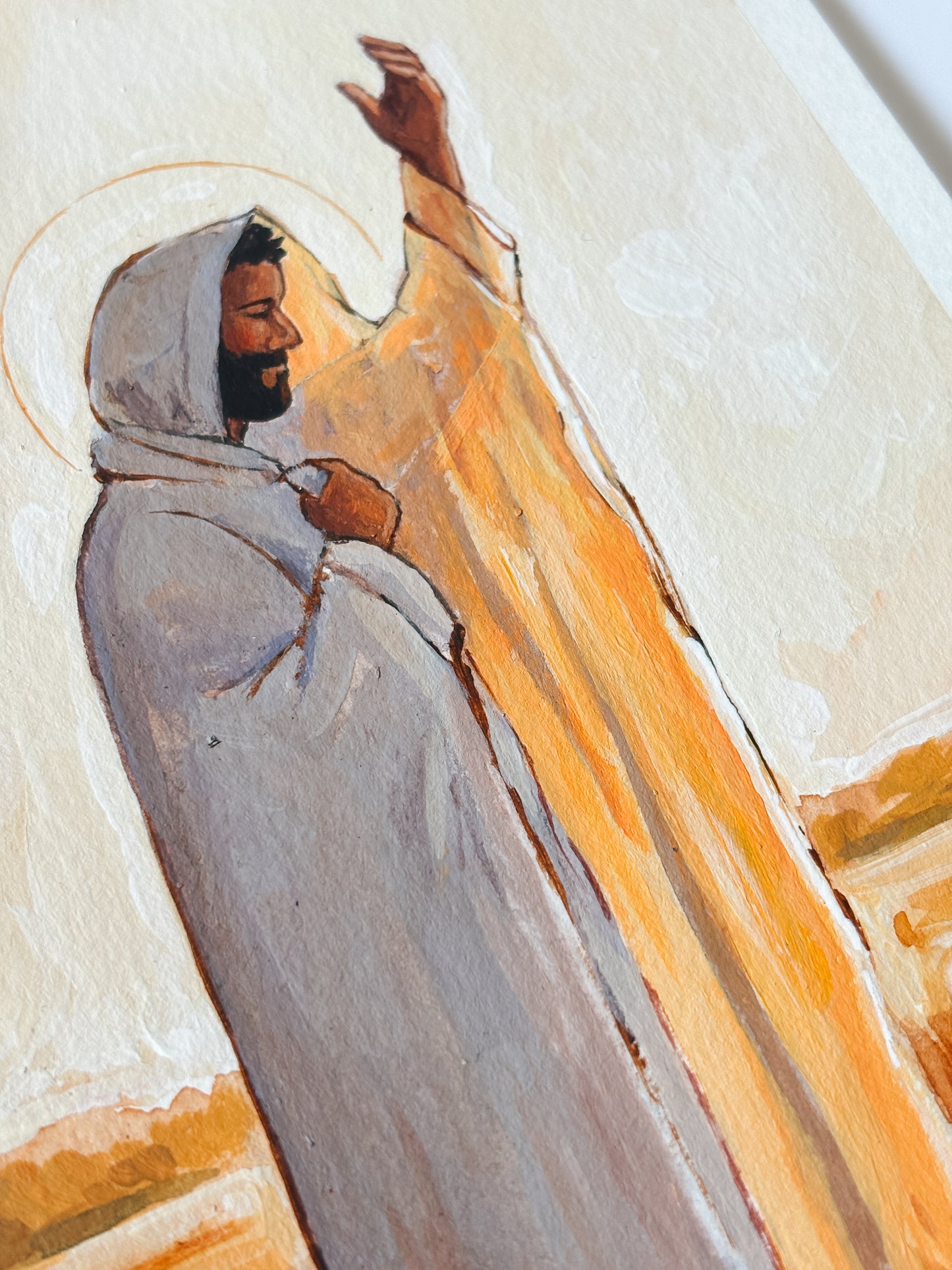 'As Sure As The Sun' 5x7 inch original painting