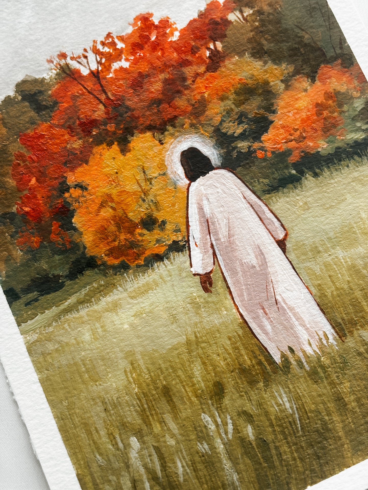 'As The Seasons Change' 5x7 inch original painting