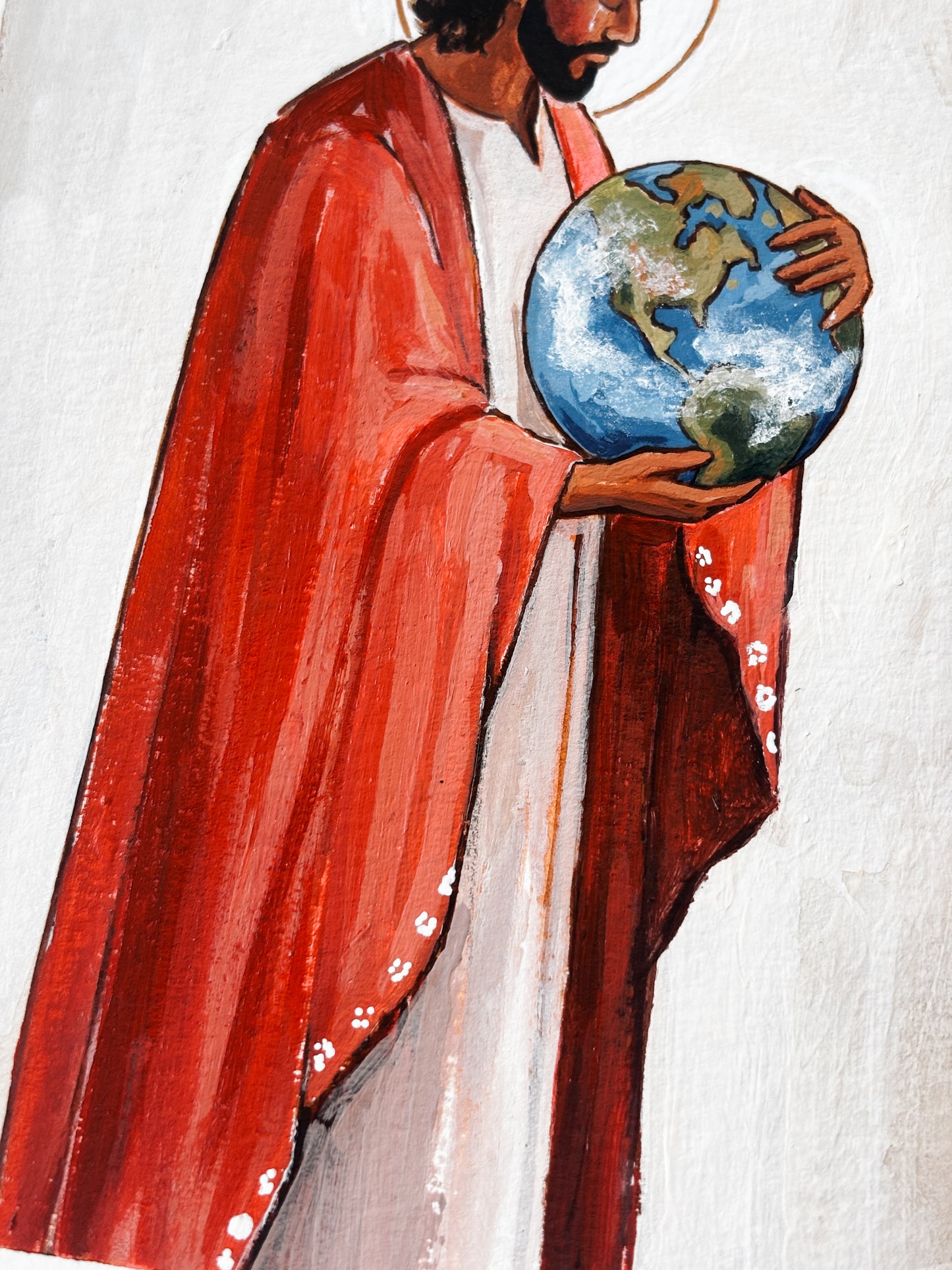 'The Hope Of All The World' 5x7 inch original painting