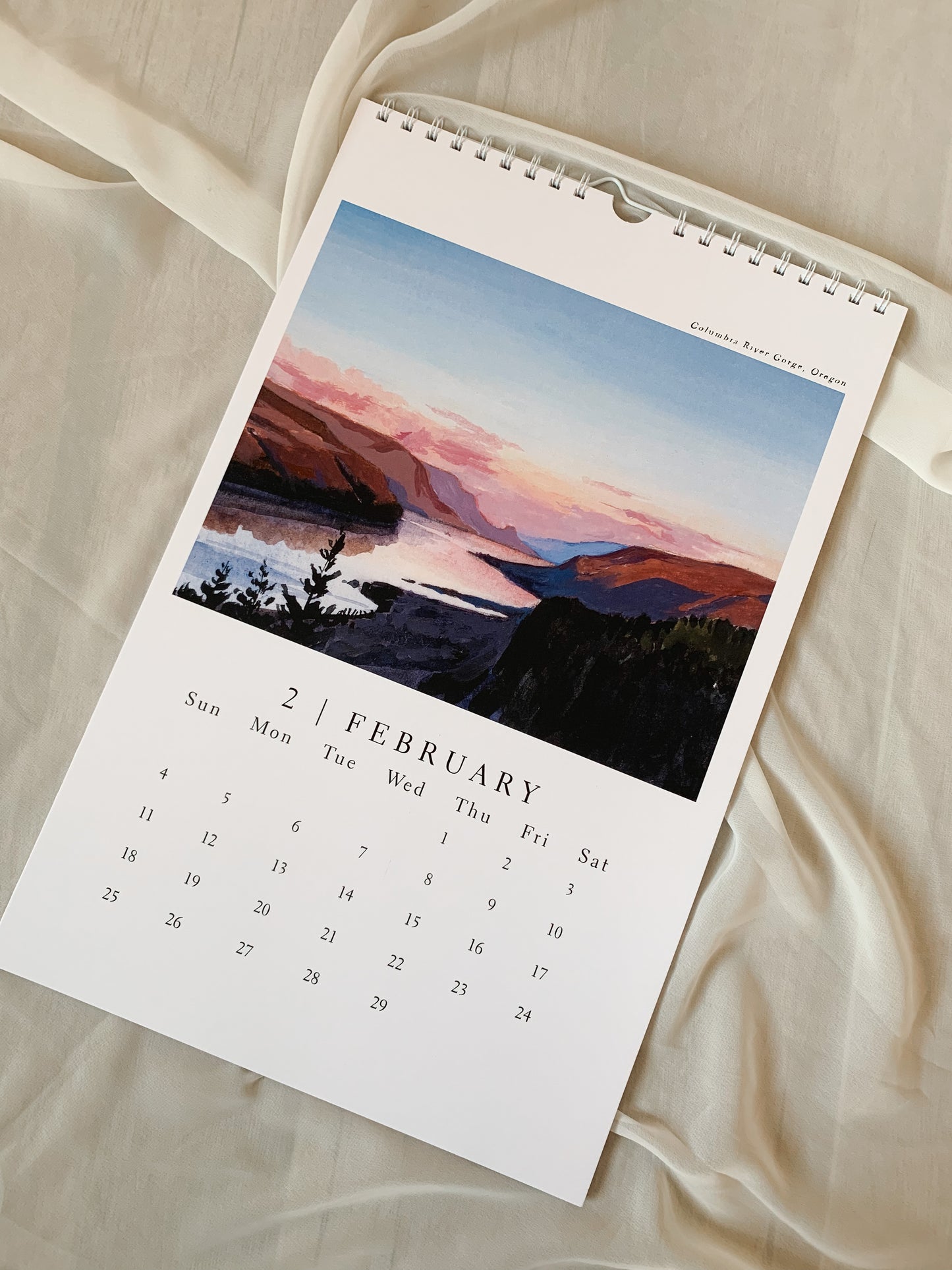 'Rivers And Roads' 2024 Art Calendar *PREORDER*