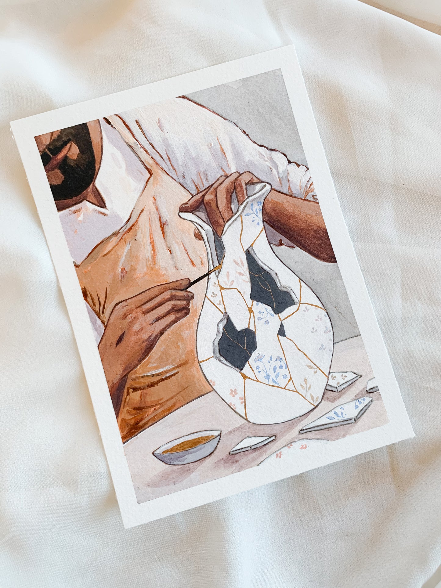 'The Great Healer' 5x7 inch original painting