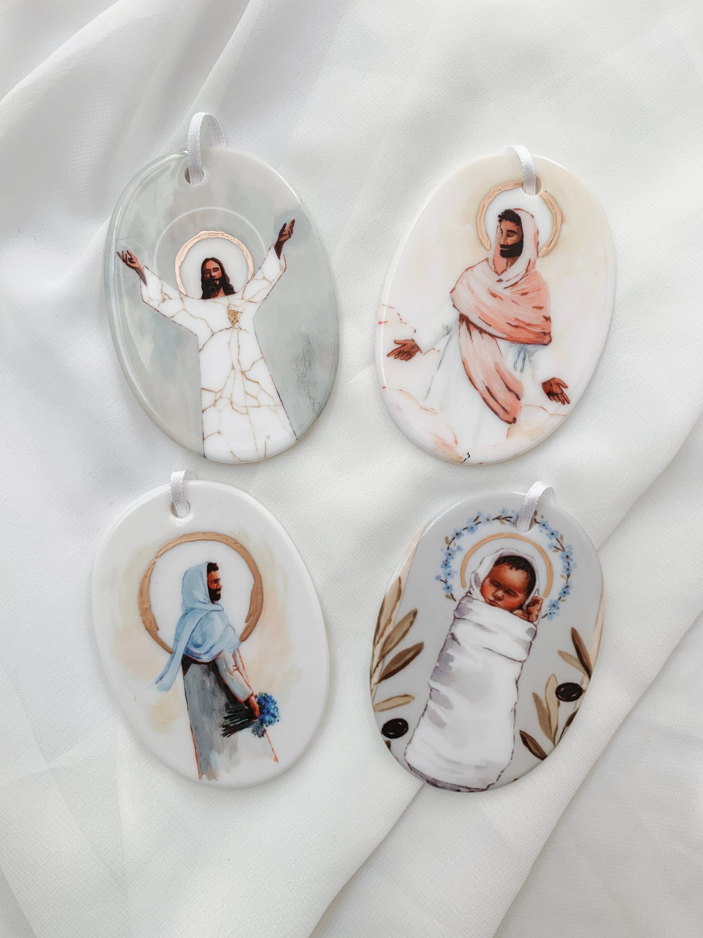 Christ Ornament Set (set of 4)