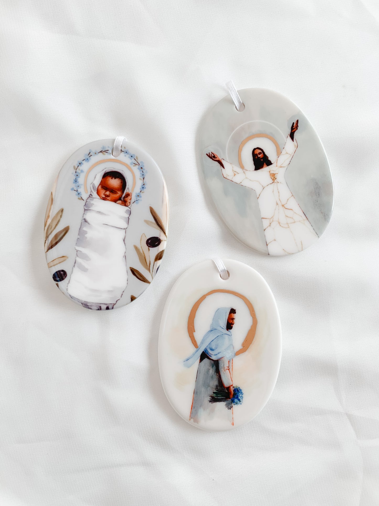 Christ Ornament Set (set of 3)