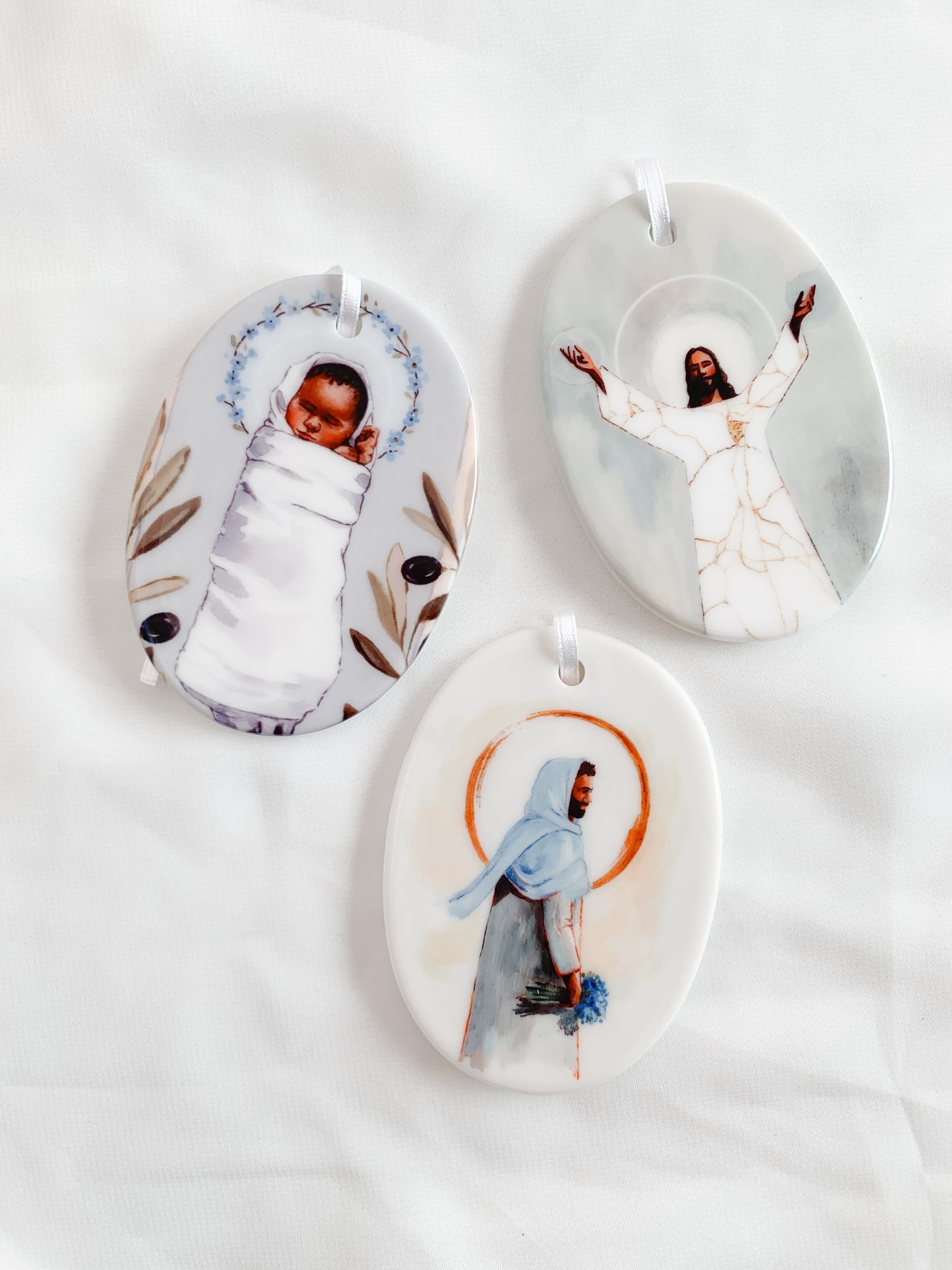 Christ Ornament Set (set of 3)