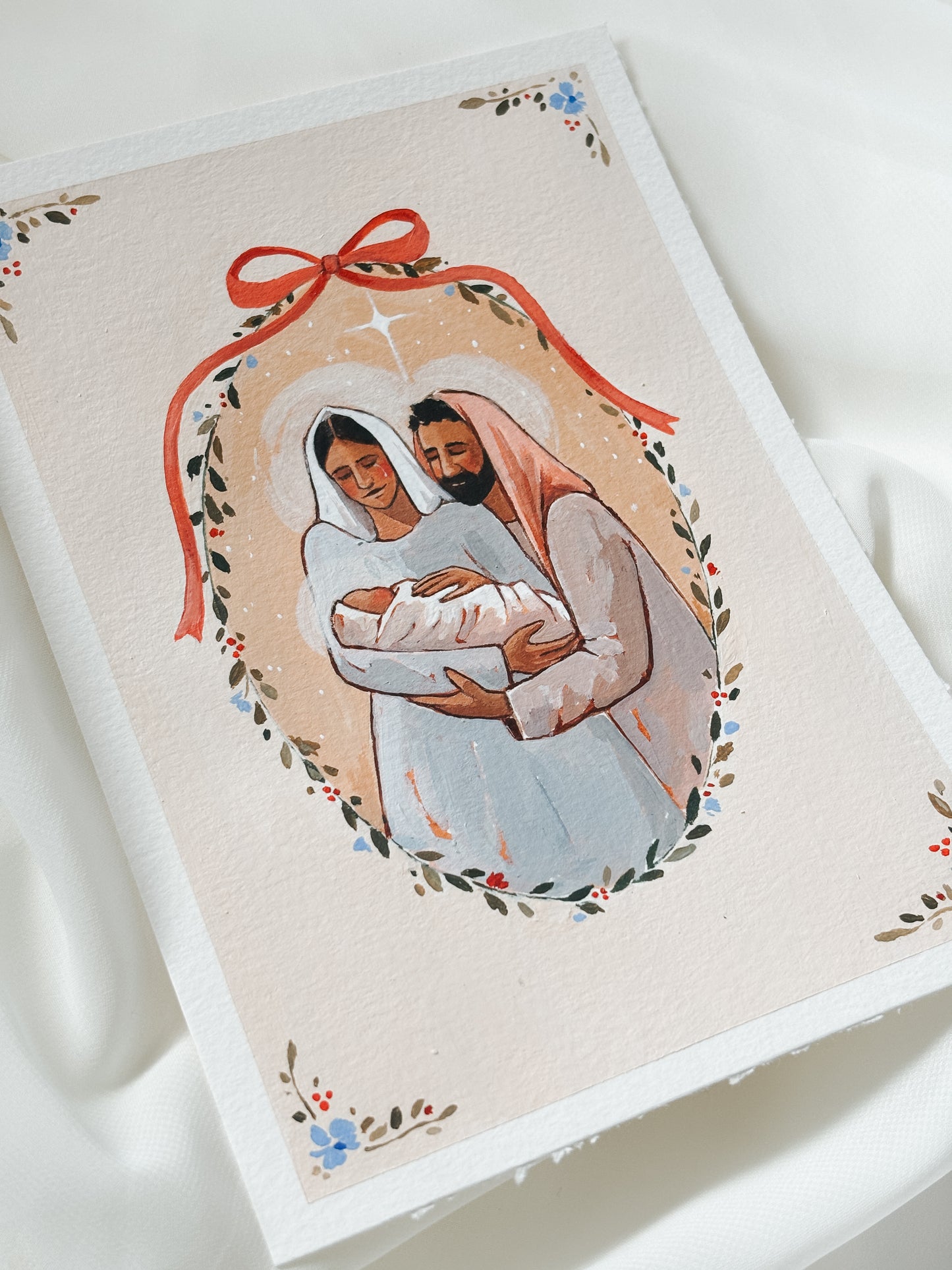 'Love's Pure Light' 5x7 inch original painting