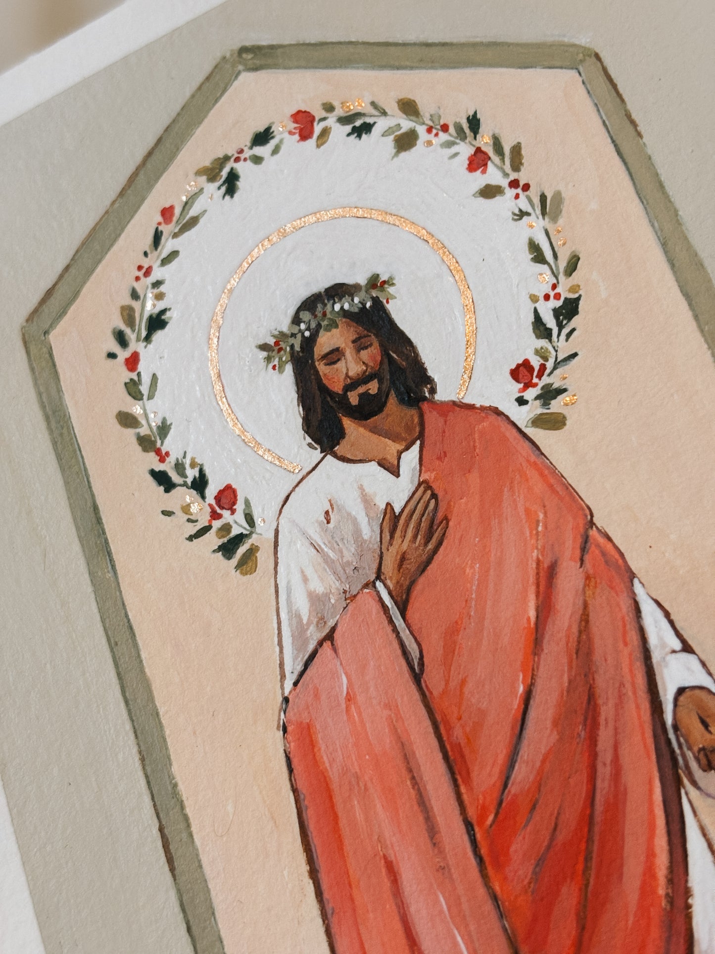 'The Prince Of Peace' 5x7 inch original painting