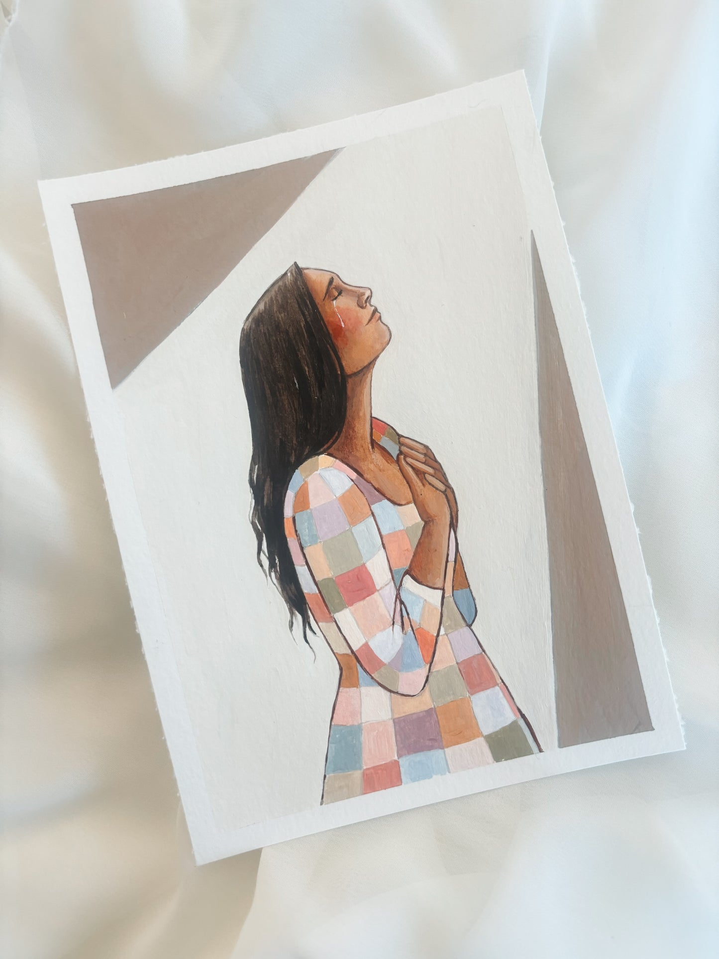 'I Trust In You' 5x7 inch original painting