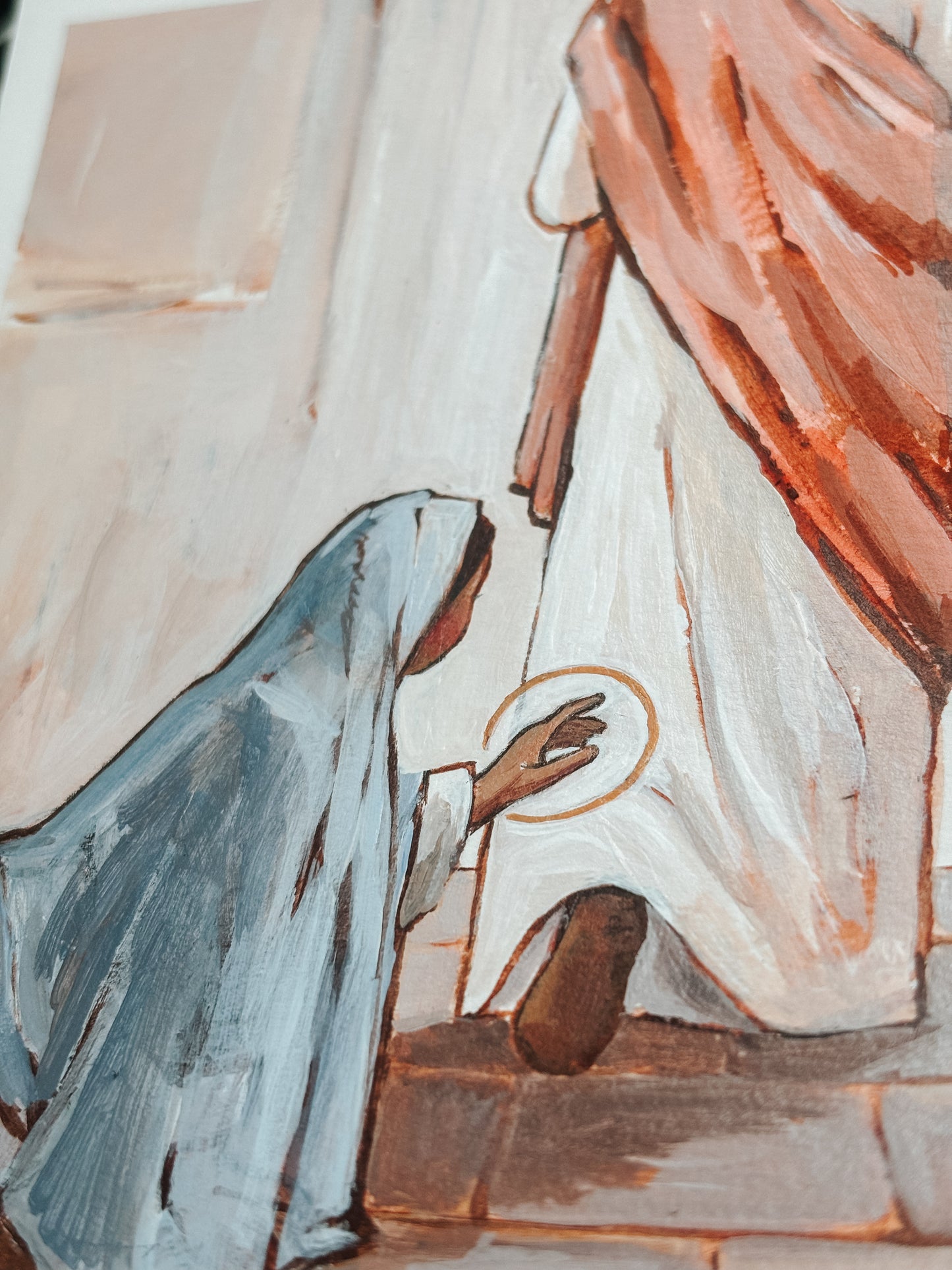 'He Is Within Reach' 5x7 inch original painting