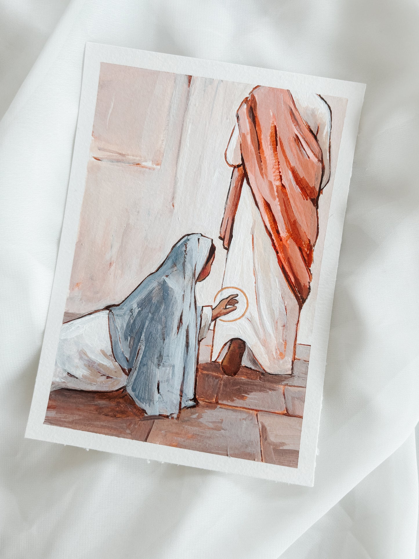 'He Is Within Reach' 5x7 inch original painting