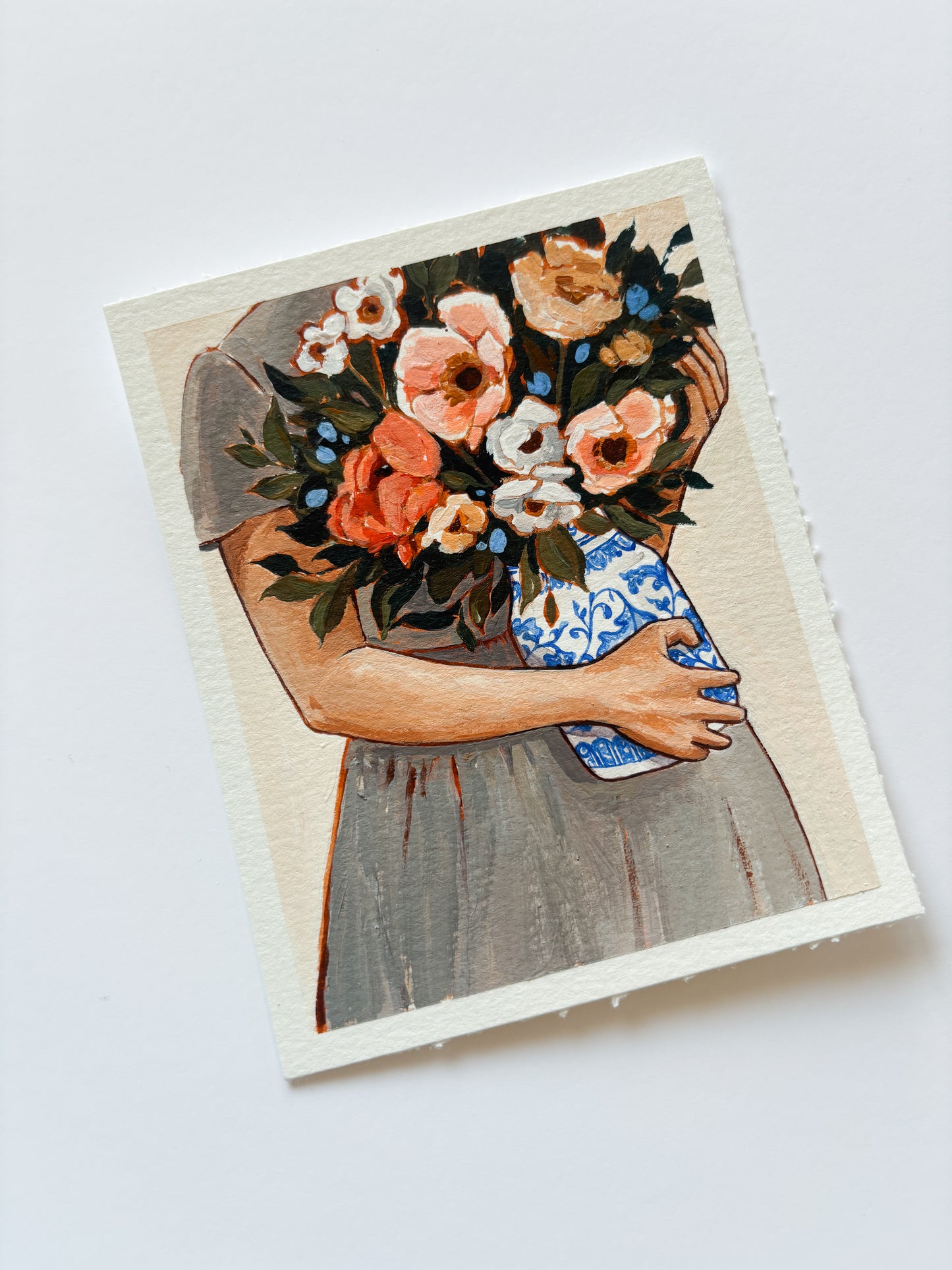 'An Abundant Life' 4x5 inch original painting