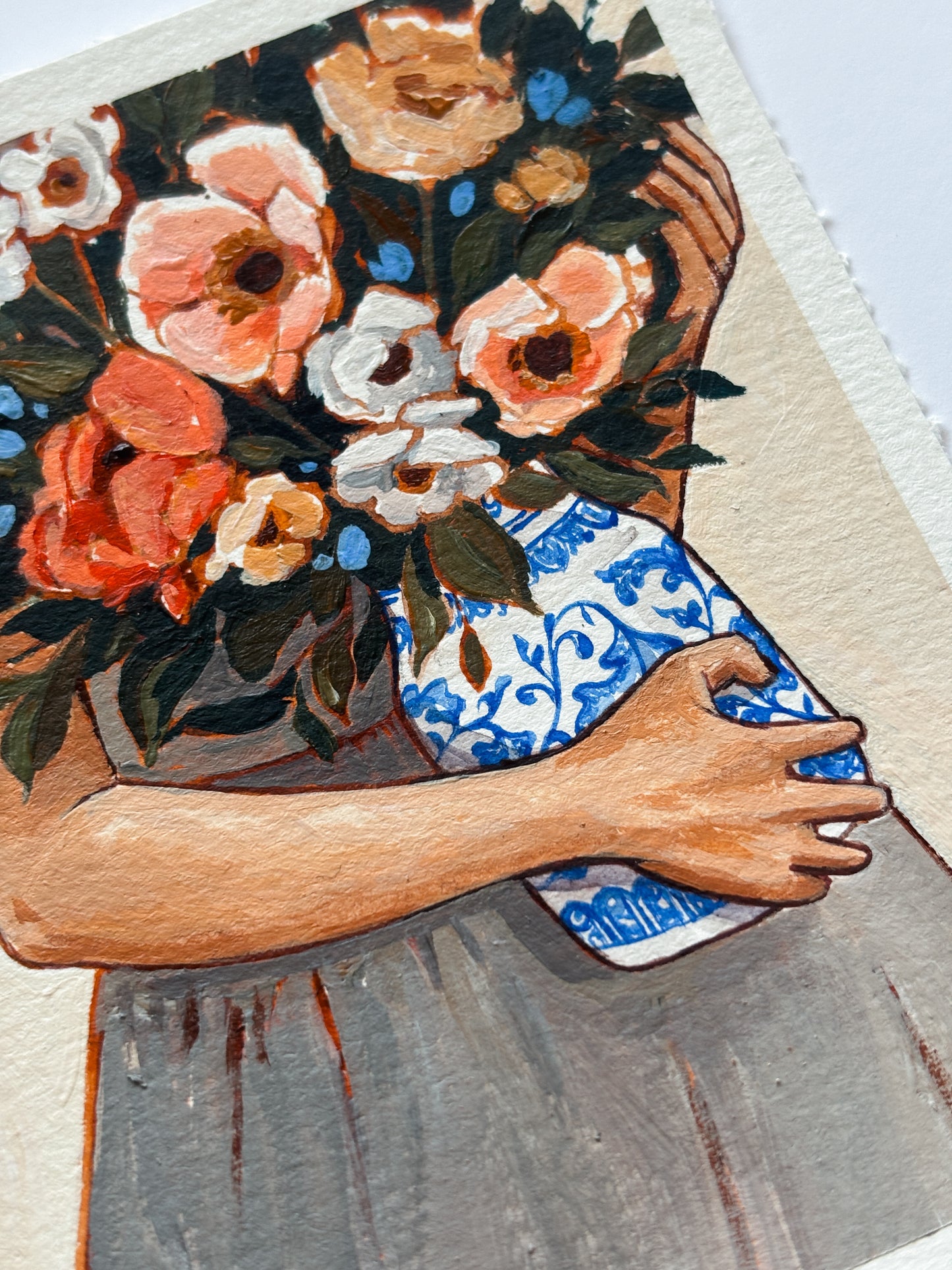 'An Abundant Life' 4x5 inch original painting