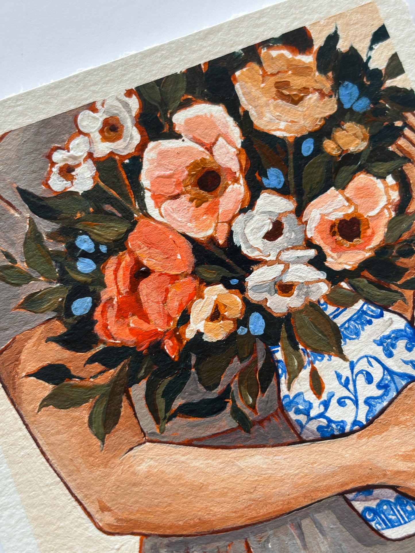 'An Abundant Life' 4x5 inch original painting