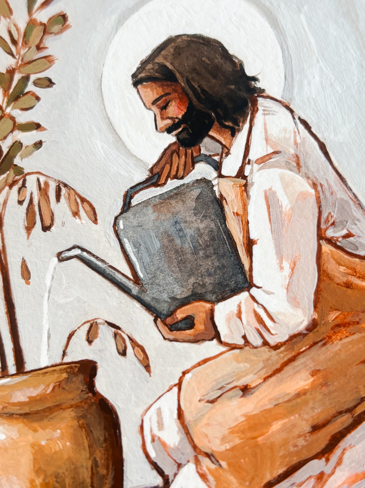 'The Living Water' 5x7 inch original painting