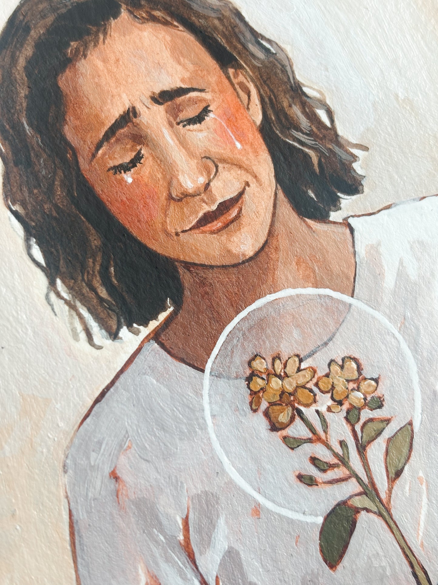 'Faith Like Unto A Mustard Seed' 5x7 inch original painting