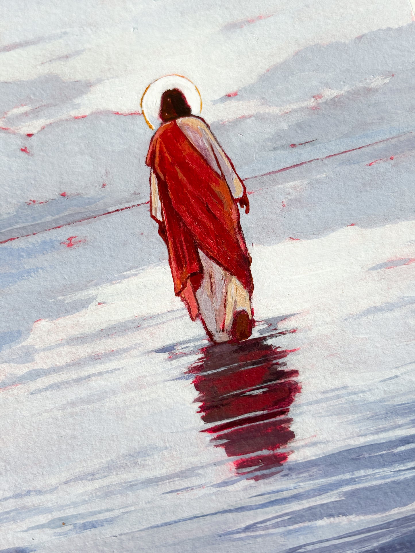 'Master Of The Seas' 5x7 inch original painting
