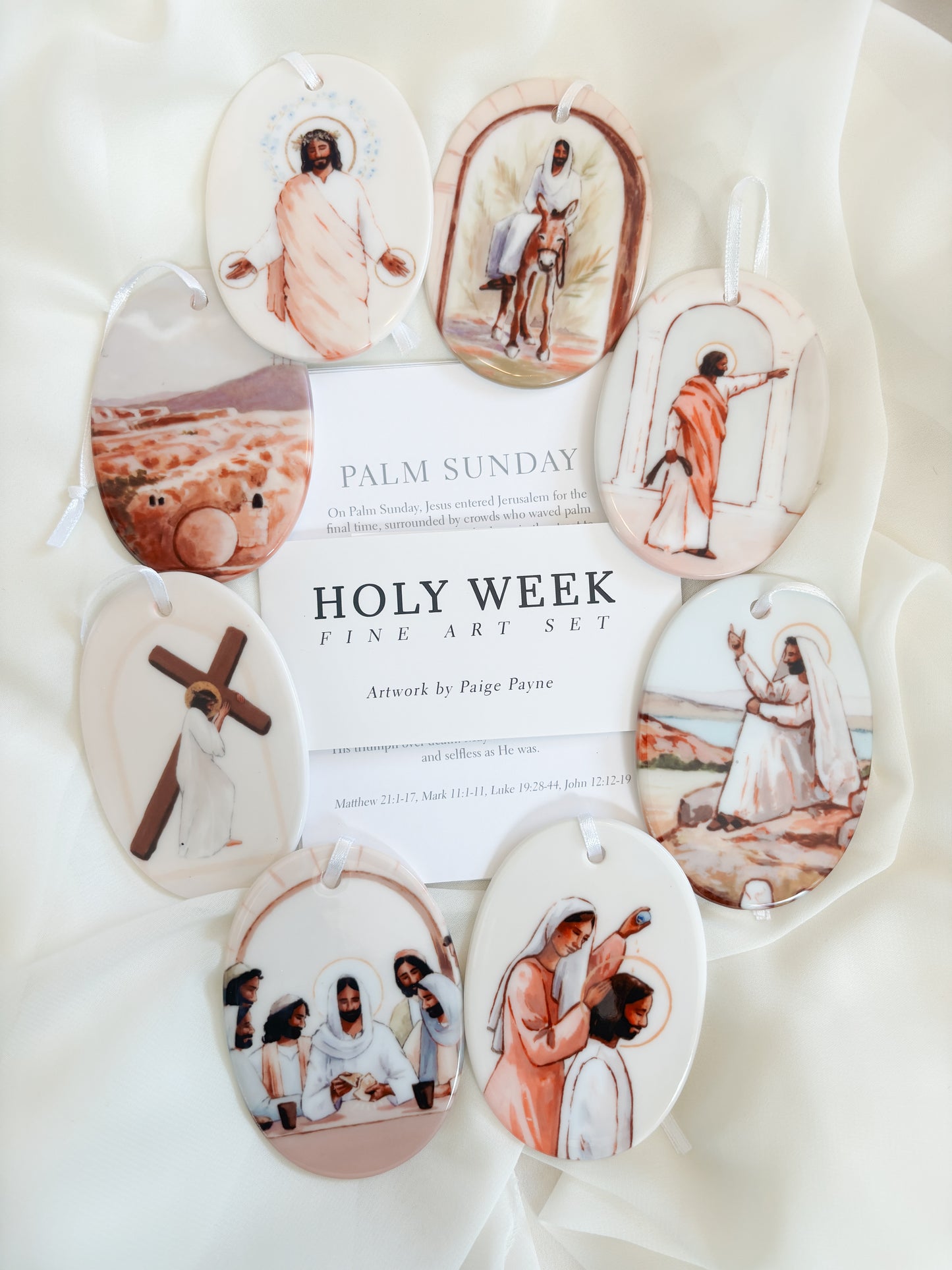 Holy Week Ornament Set (set of 8)