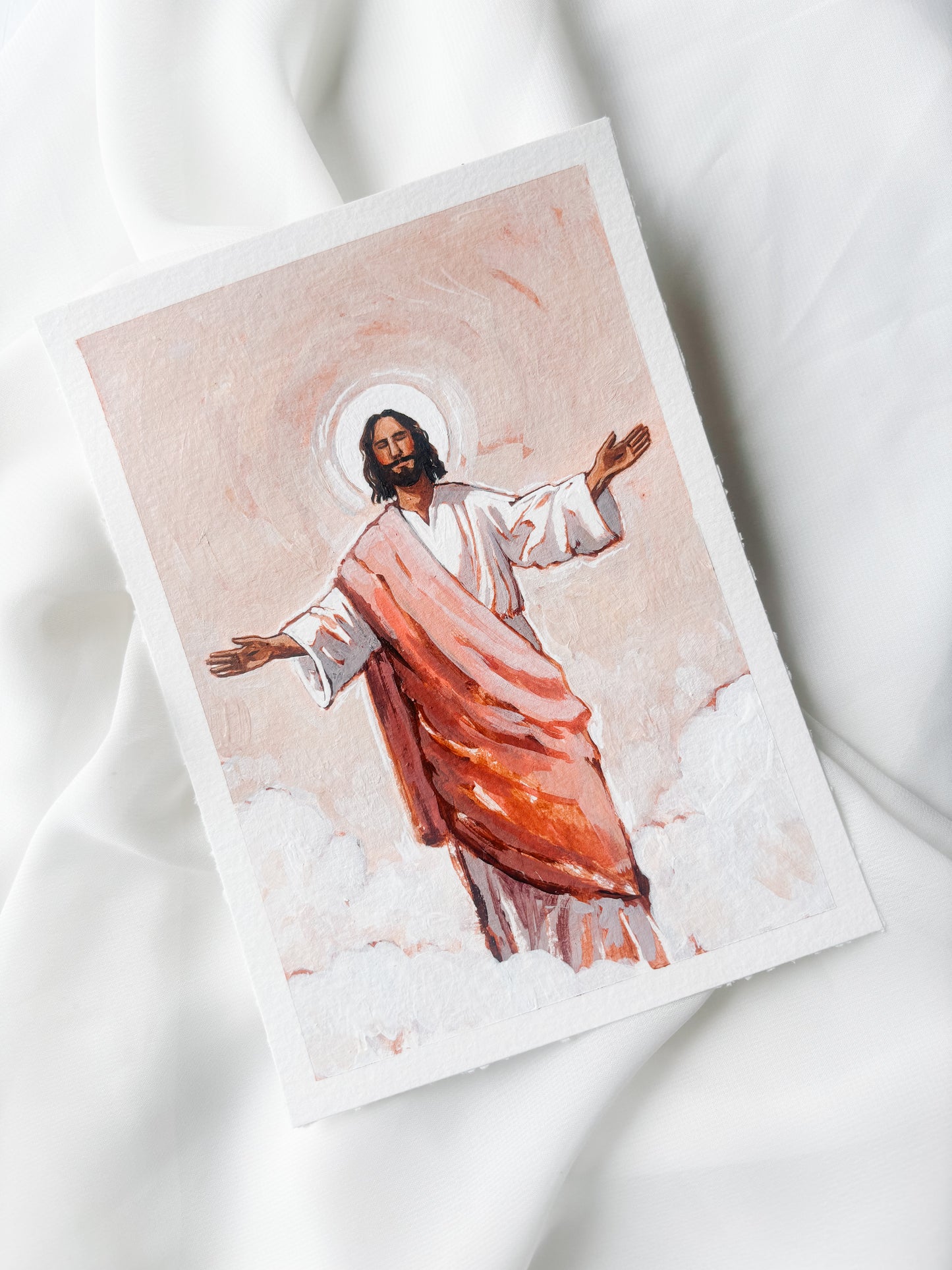 'My Redeemer Lives' 5x7 inch original painting