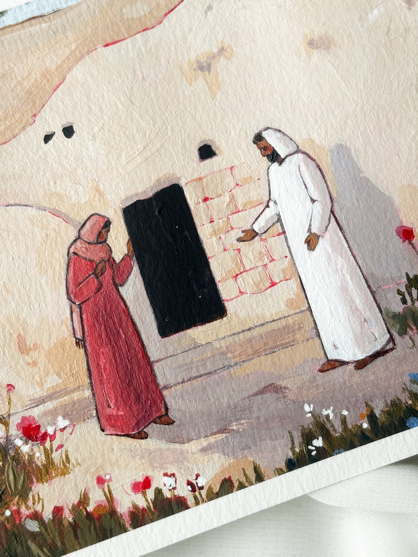 'Mary' 5x7 inch original painting