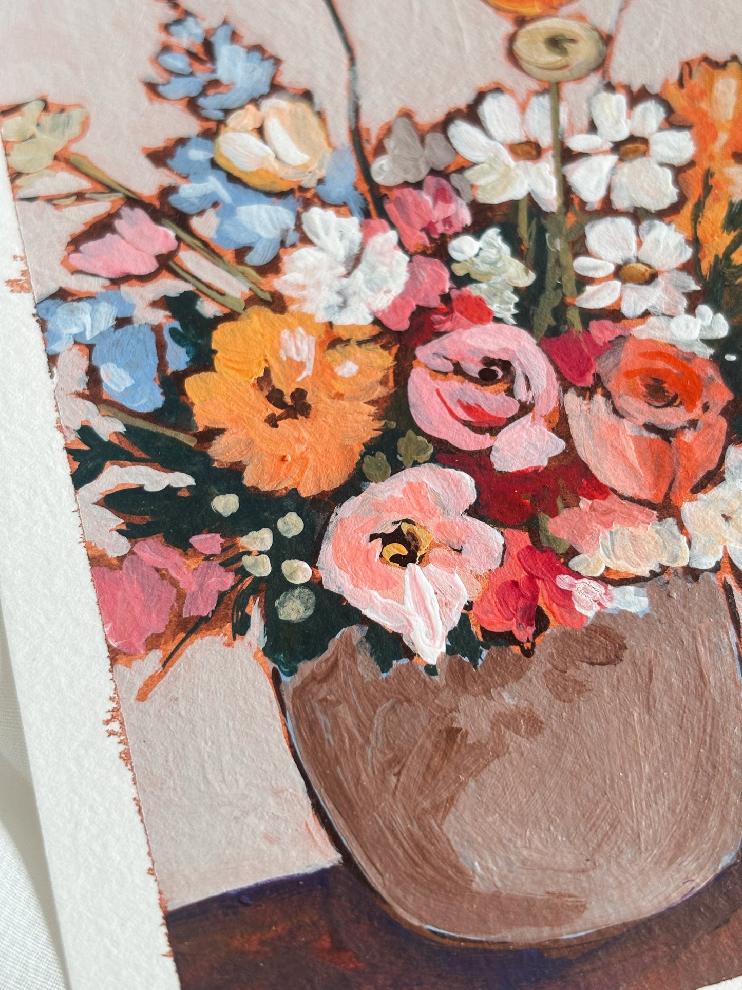 'Let Love Grow' 4x6 inch original painting