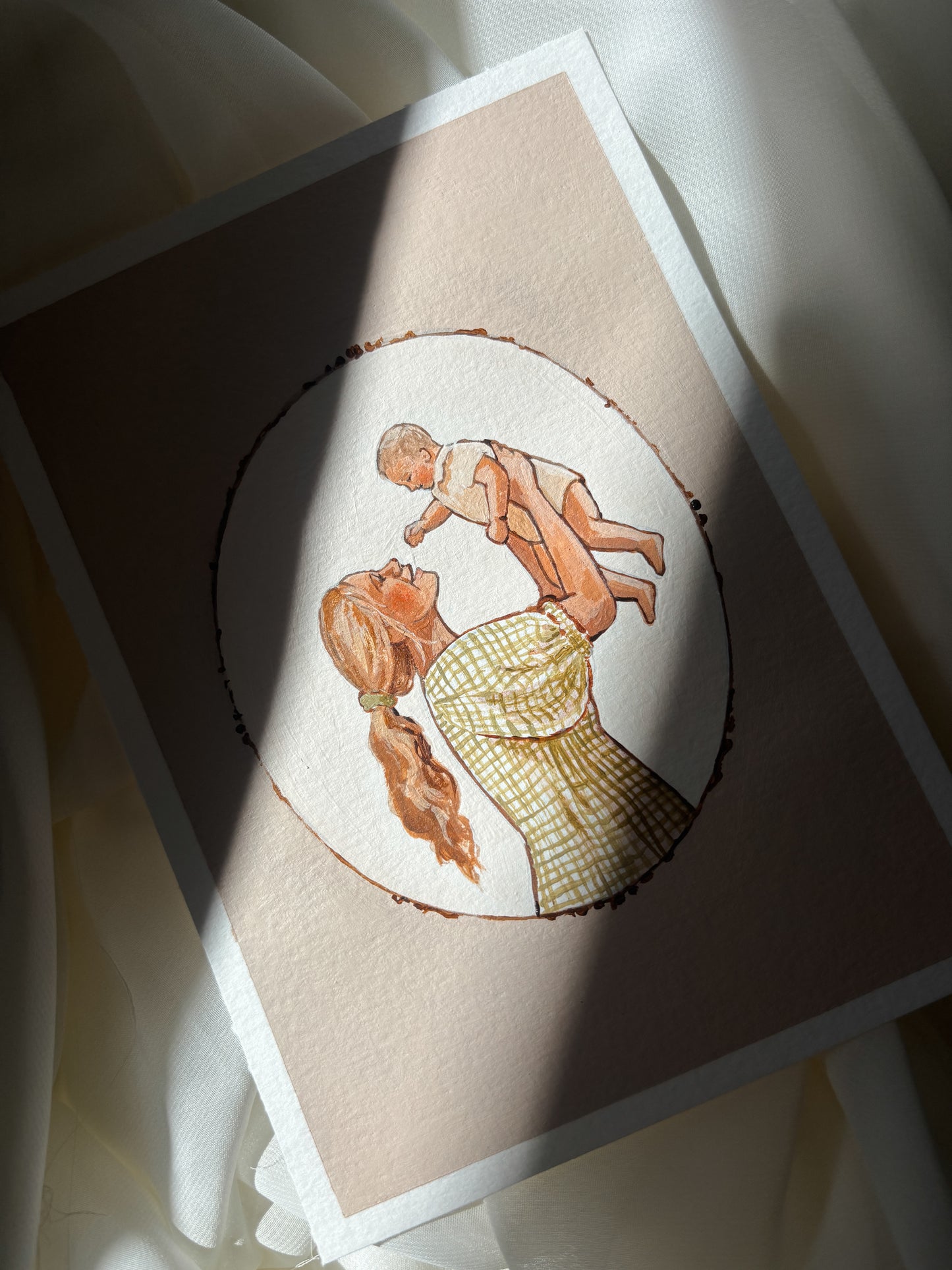 'You Are My Sunshine' 5x7 inch original painting