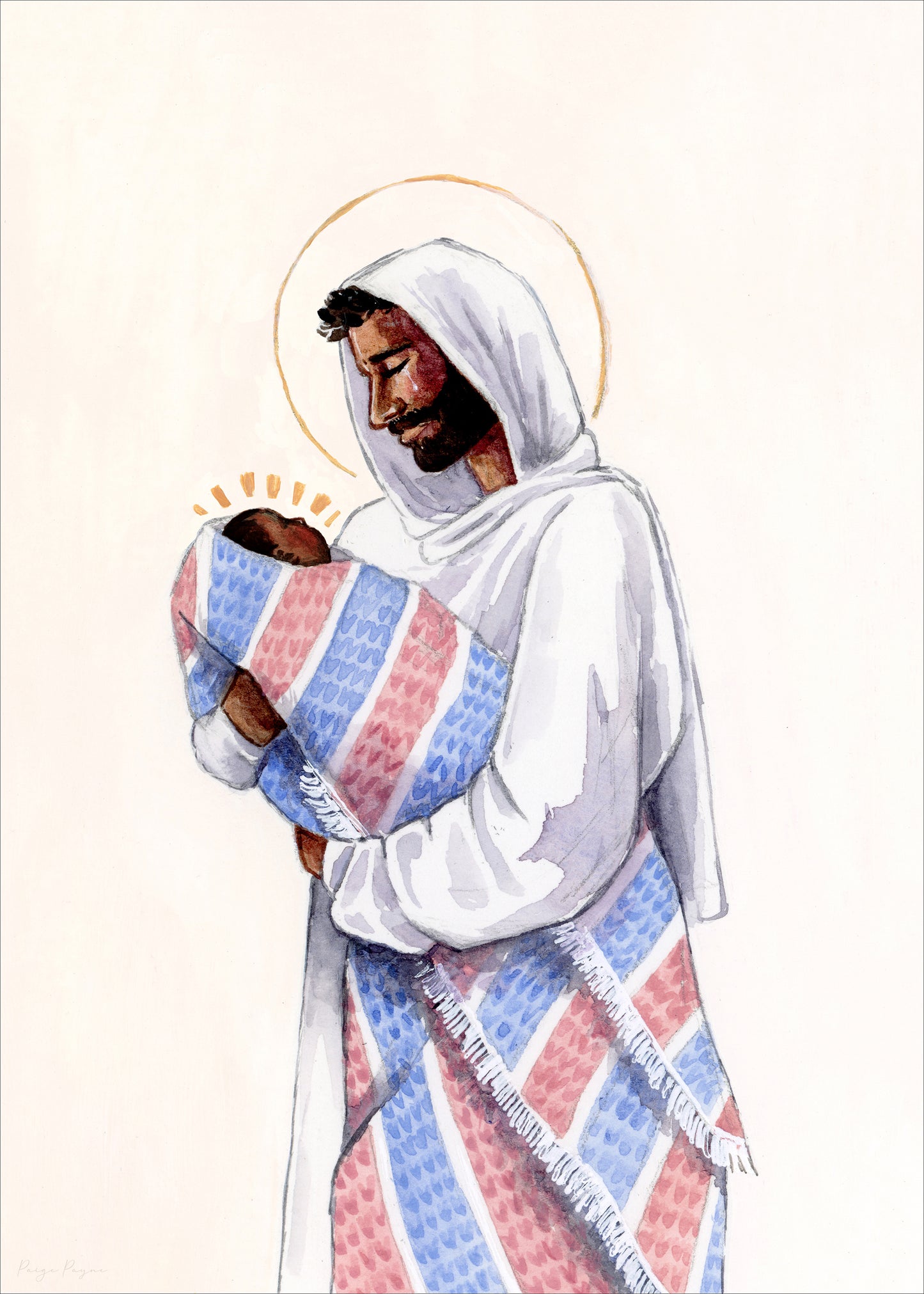 'In His Tender Care' Print