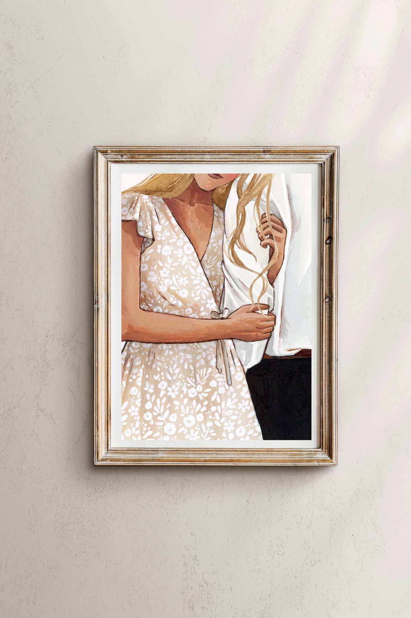 'Leaning On Something Steady' Print