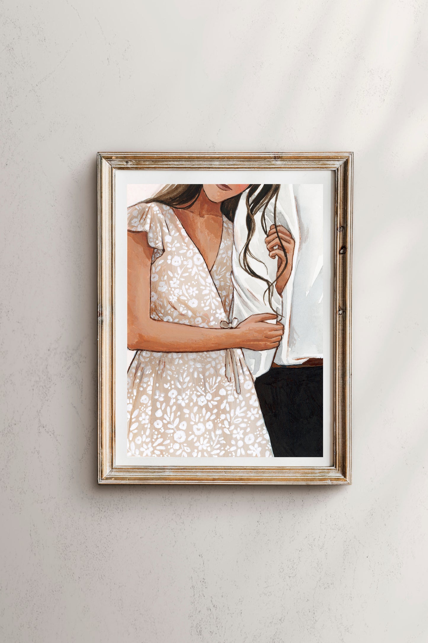 'Leaning On Something Steady' Print