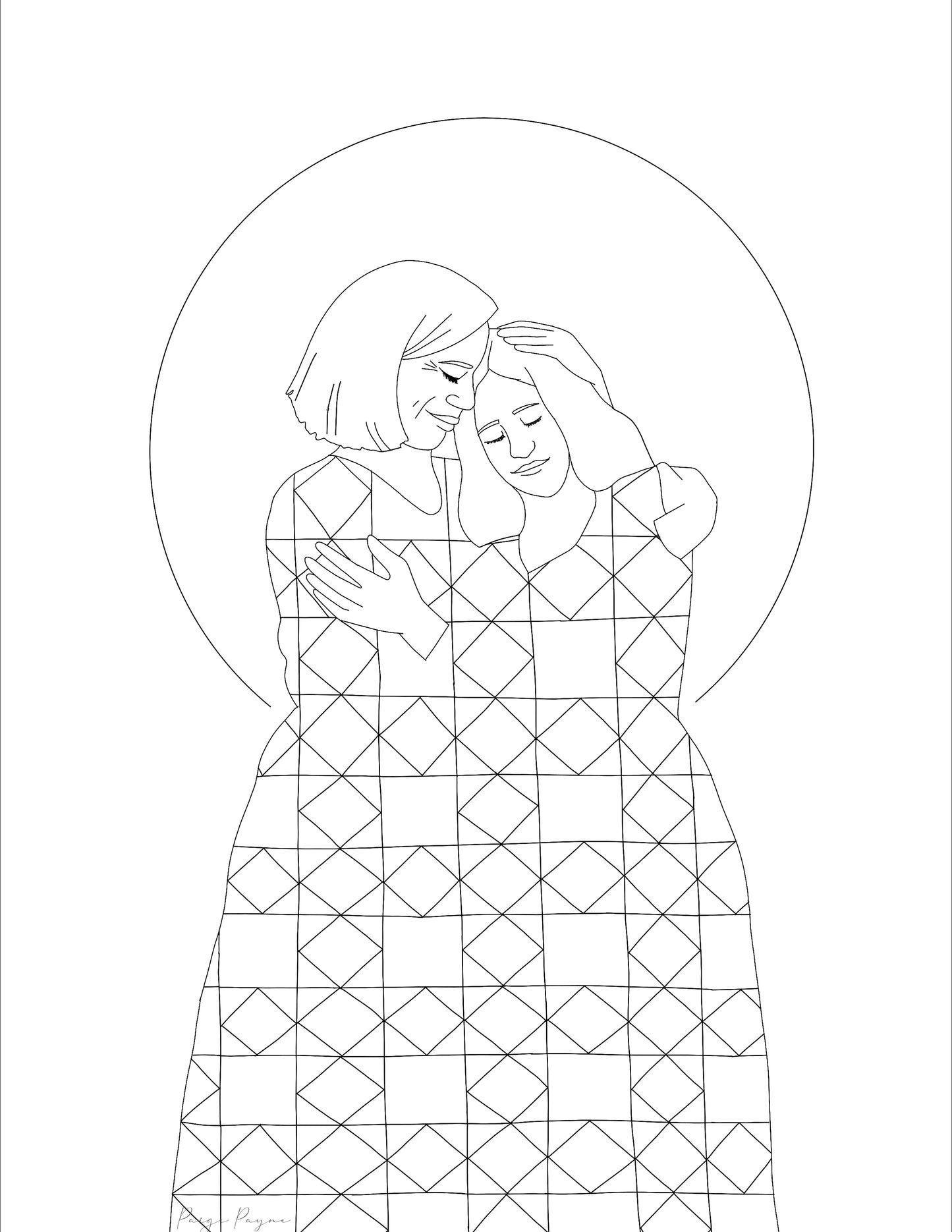 8.5x11 Printed Watercolor Sheets (ready to paint!)