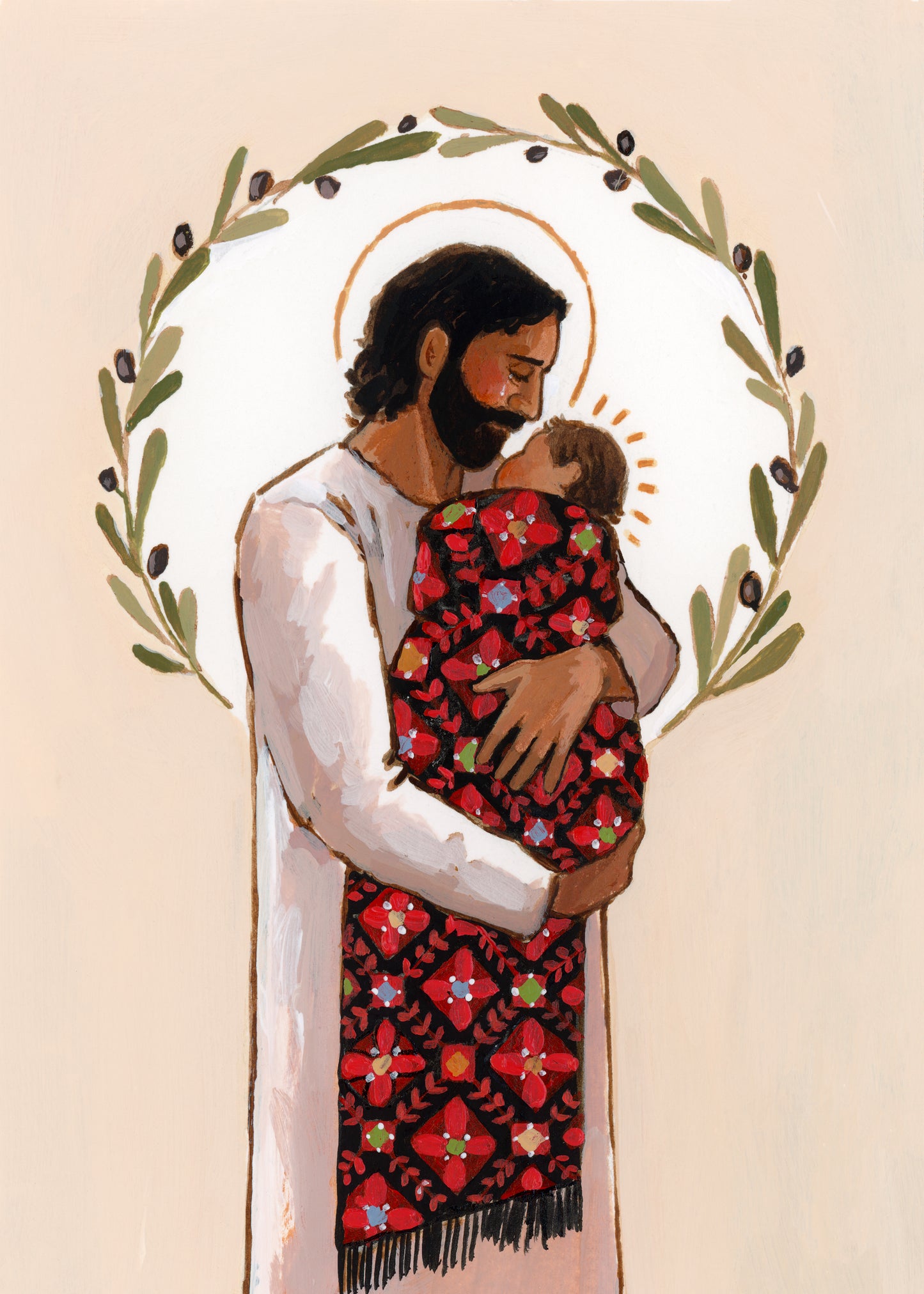 'Safe In The Arms Of Jesus' Print
