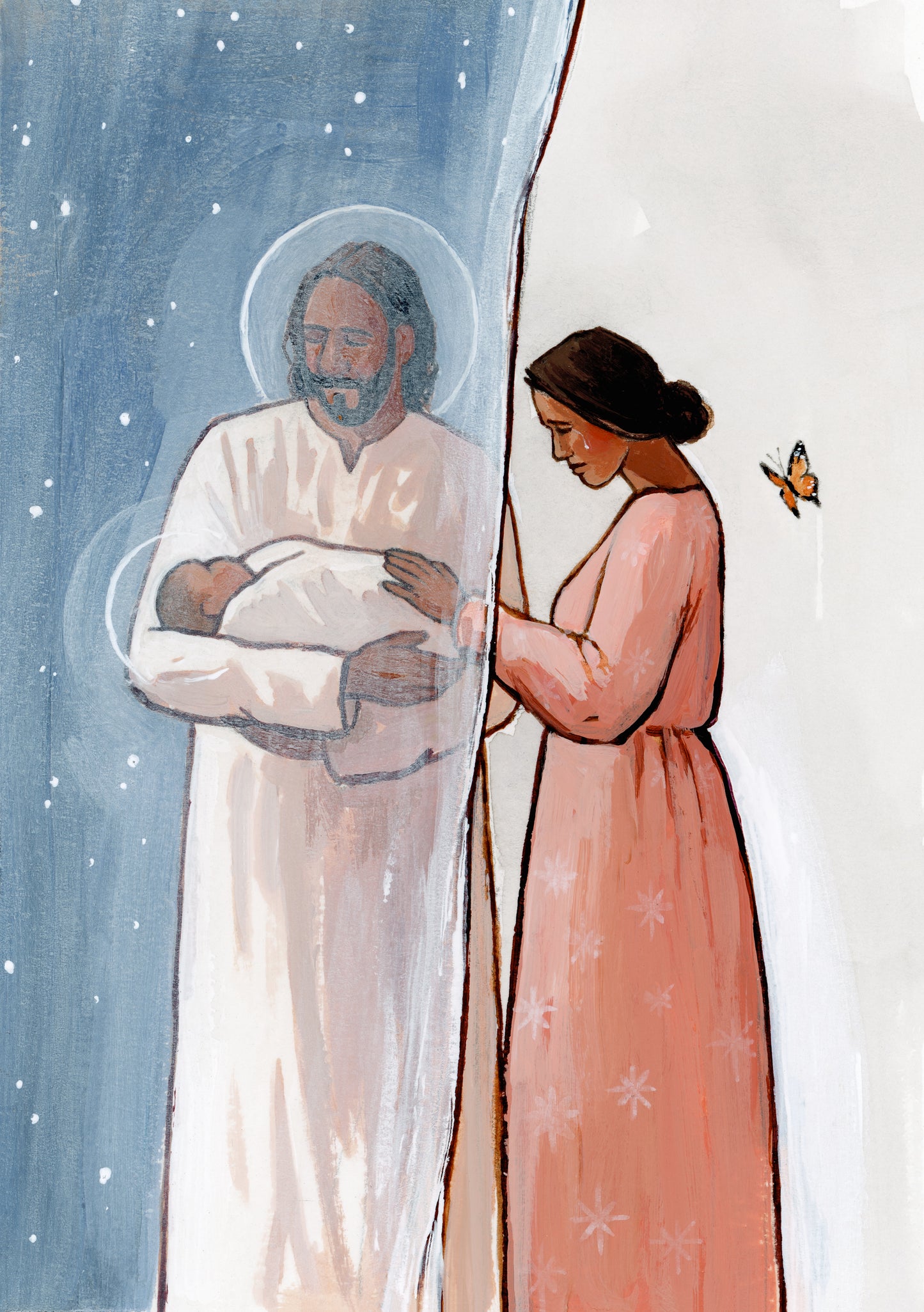 'I Know He Holds You Among The Stars' Print