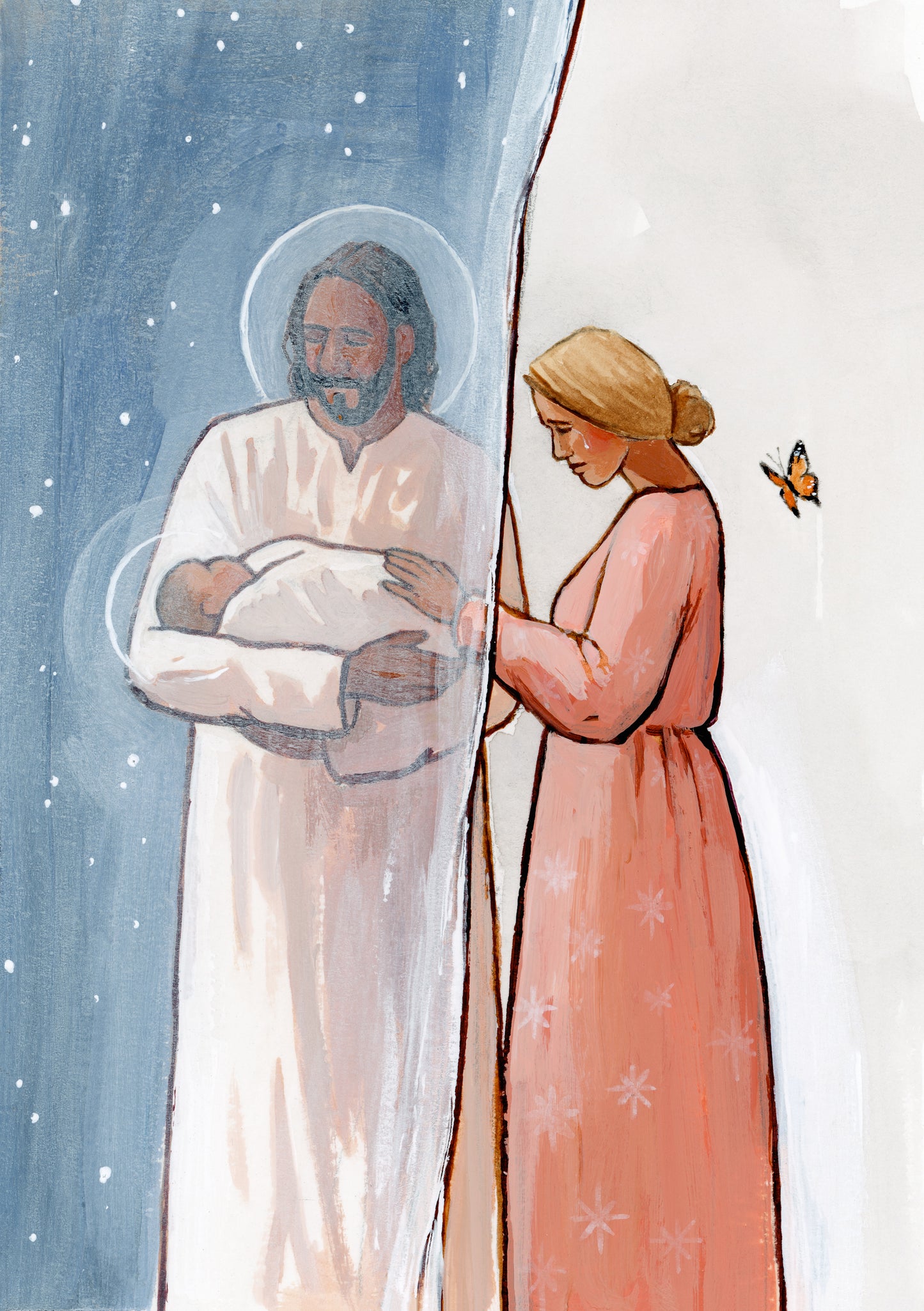 'I Know He Holds You Among The Stars' Print