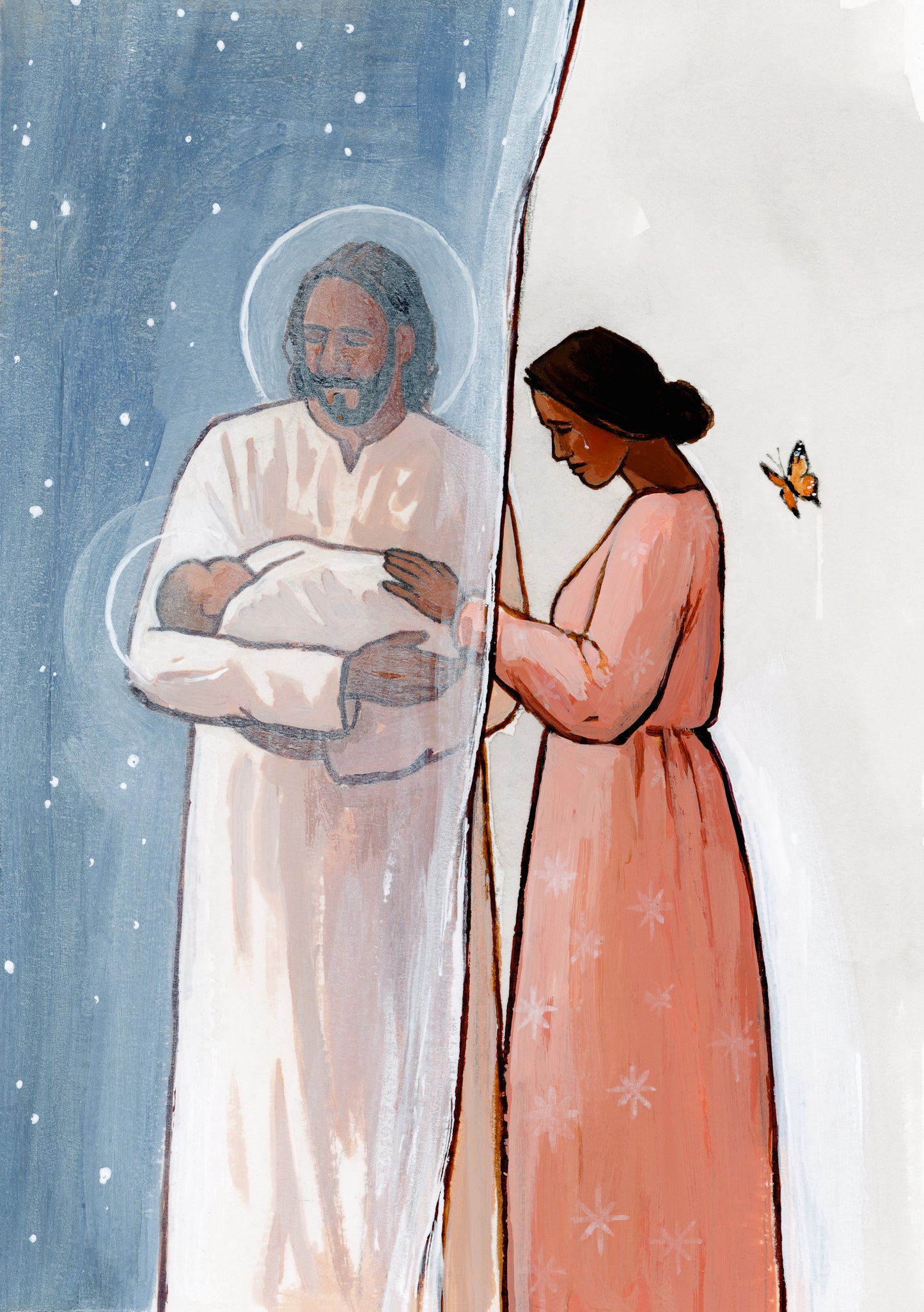 'I Know He Holds You Among The Stars' Print