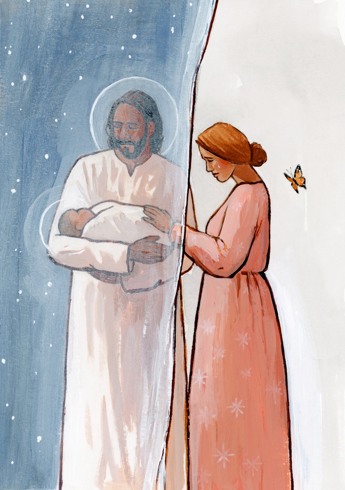 'I Know He Holds You Among The Stars' Print