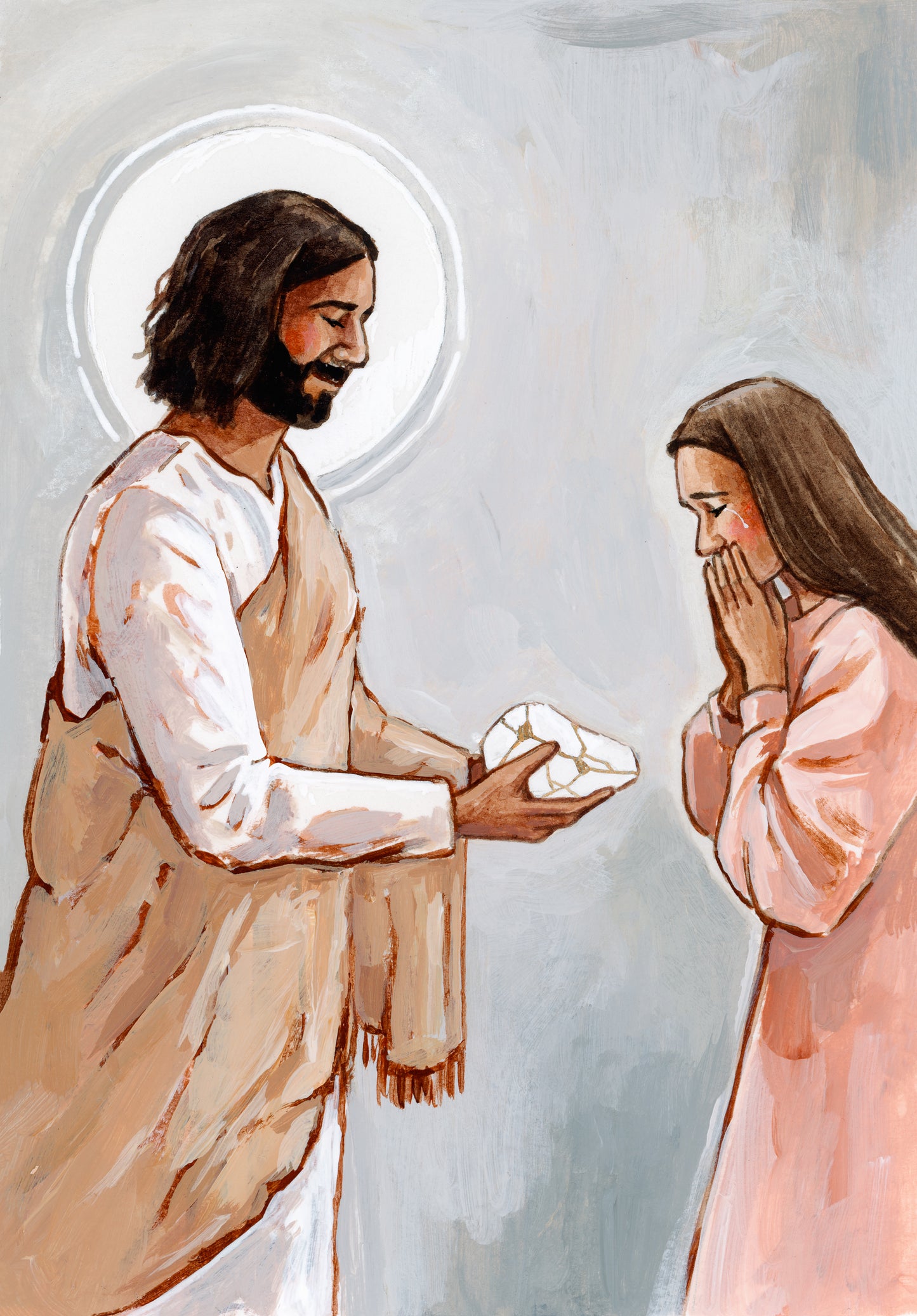 'Only He Can Heal My Broken Heart' Print