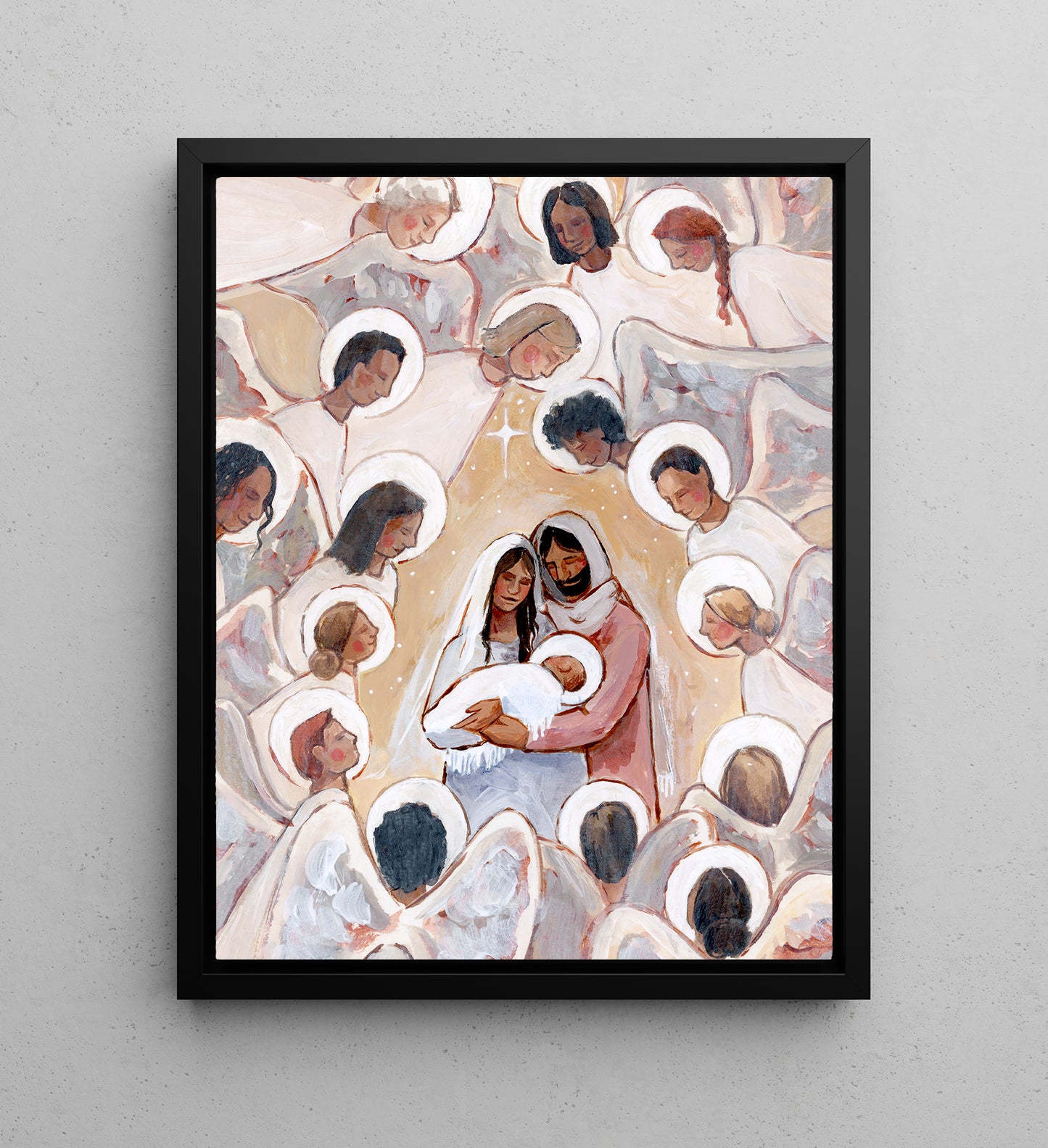 'Saints And Angels Sing!' Canvas Print