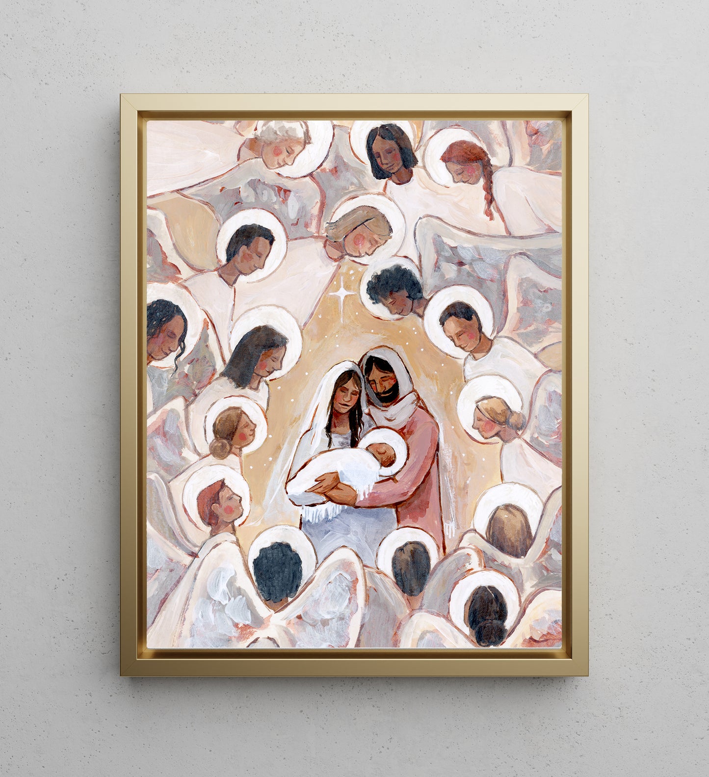 'Saints And Angels Sing!' Canvas Print