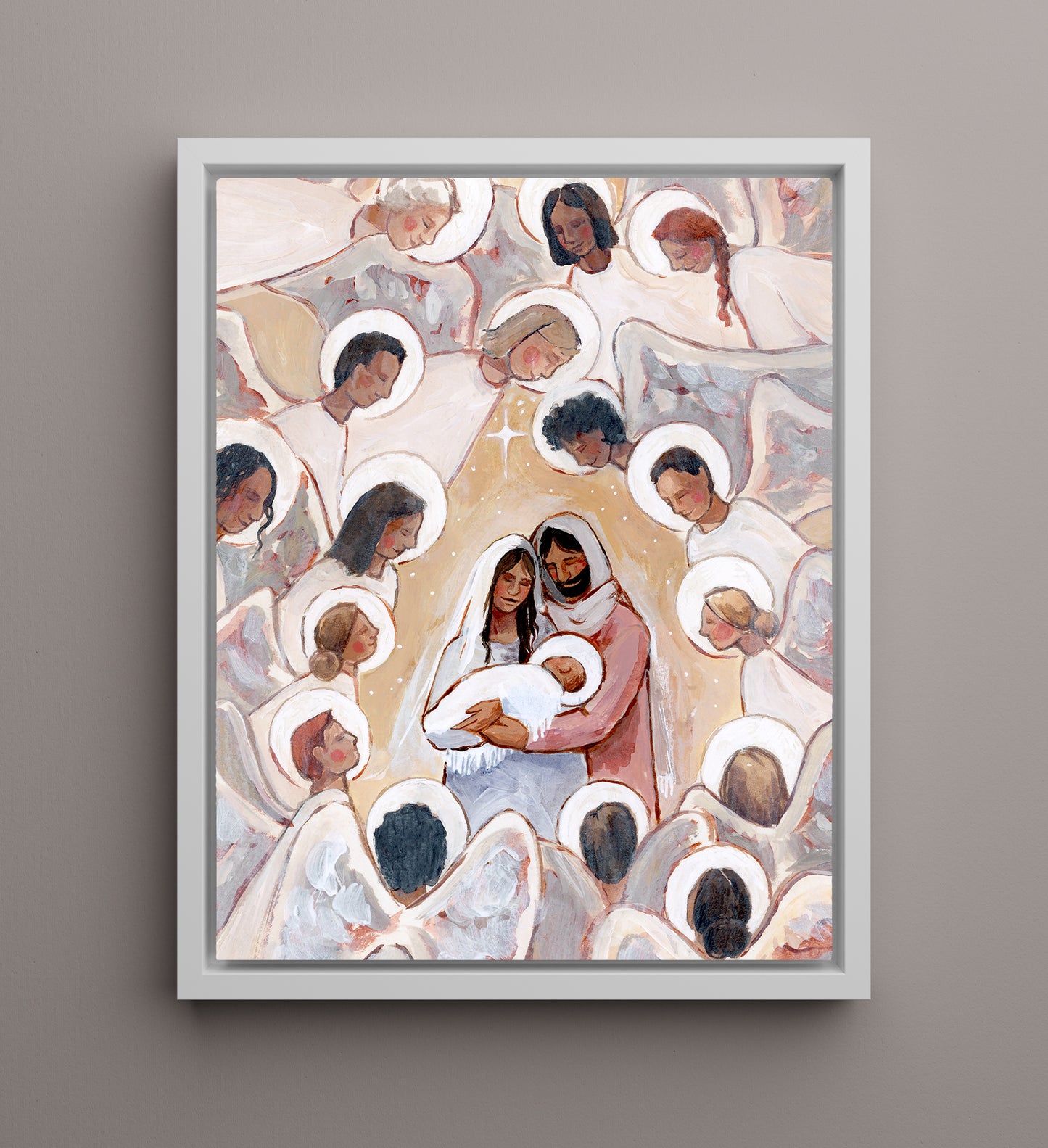 'Saints And Angels Sing!' Canvas Print