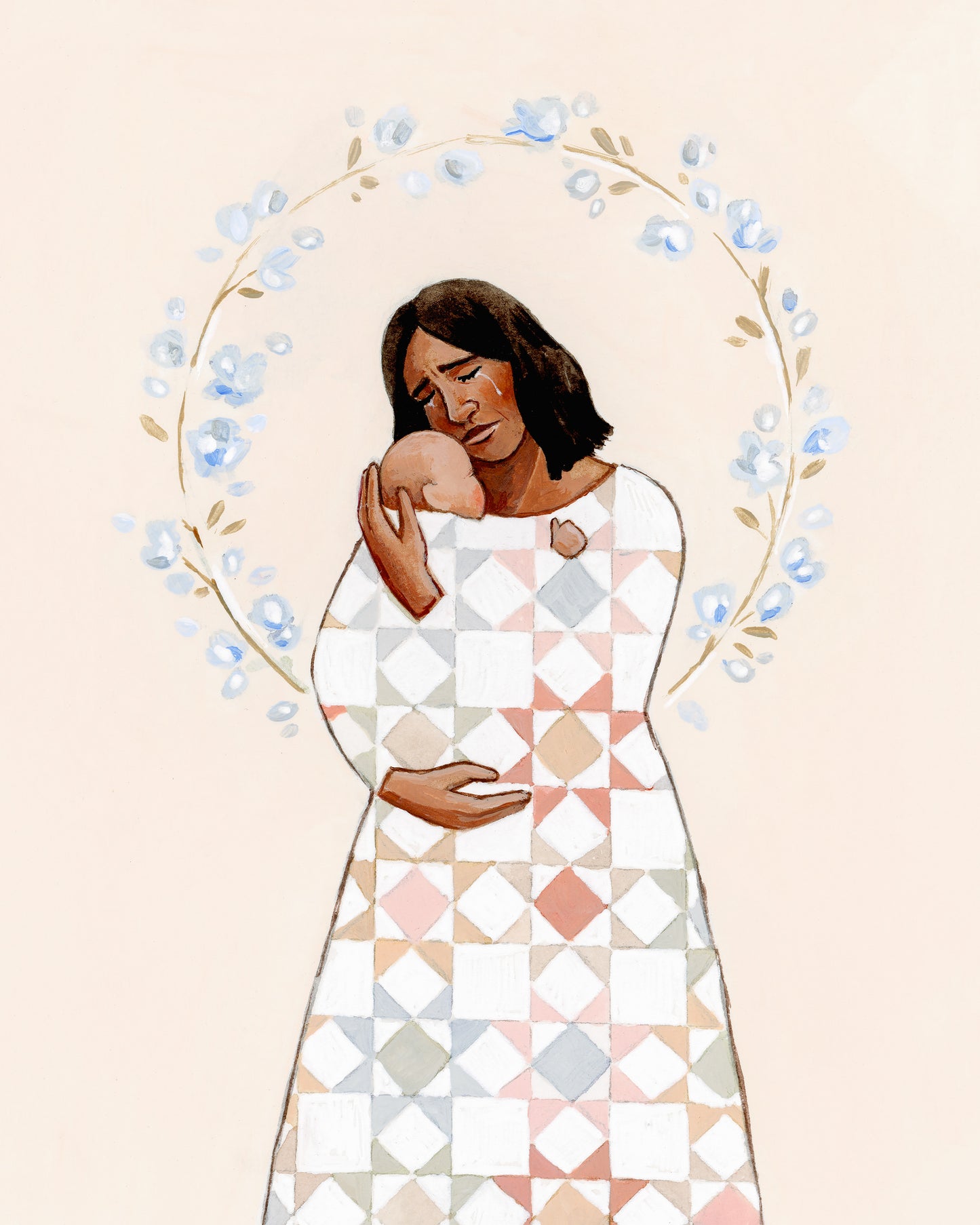 'Forever A Piece Of Me' 5x7 inch original painting