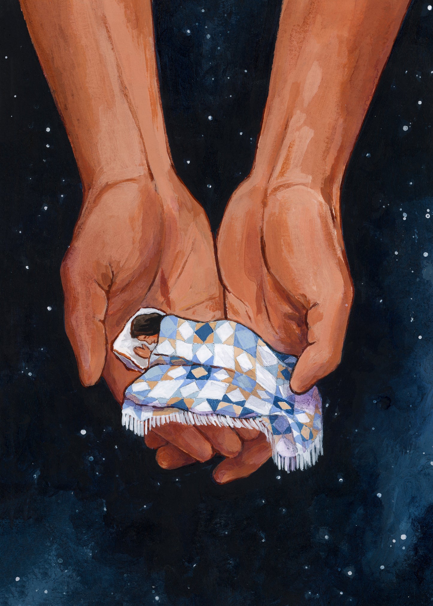 'He Covers Me In Blankets Of Stars' Print
