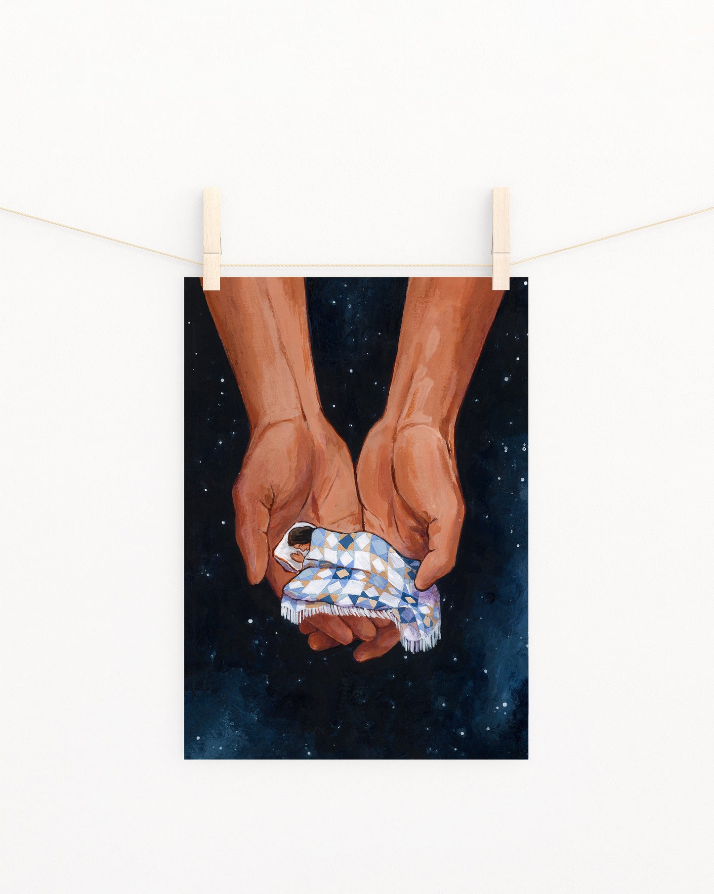 'He Covers Me In Blankets Of Stars' Print